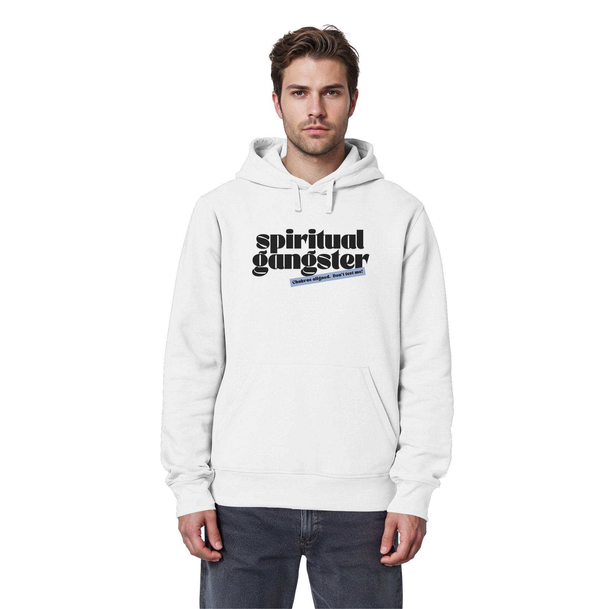 Organic Basic Unisex Hoodie "Spiritual Gangster"