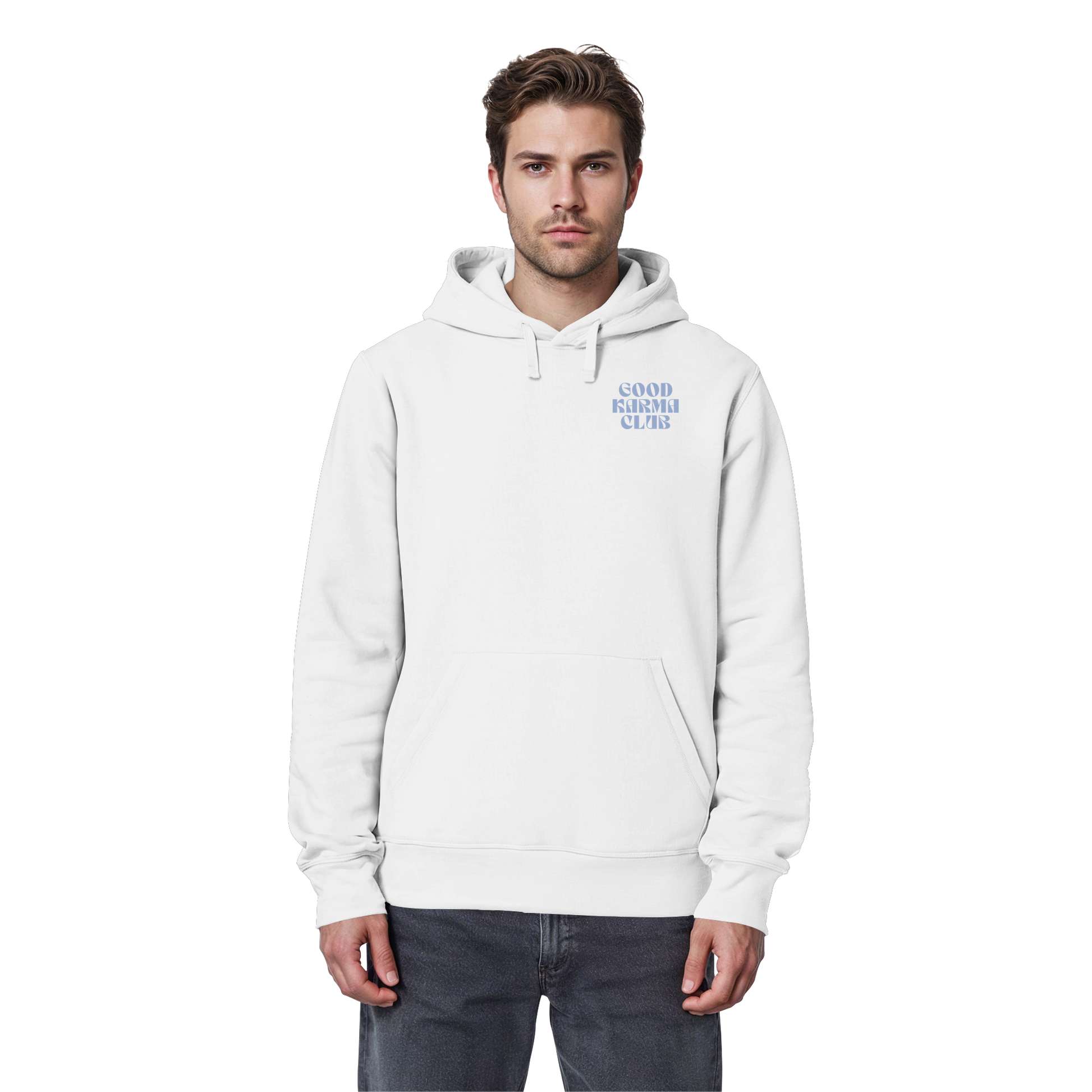 Organic Basic Unisex Hoodie "Good Karma Club"