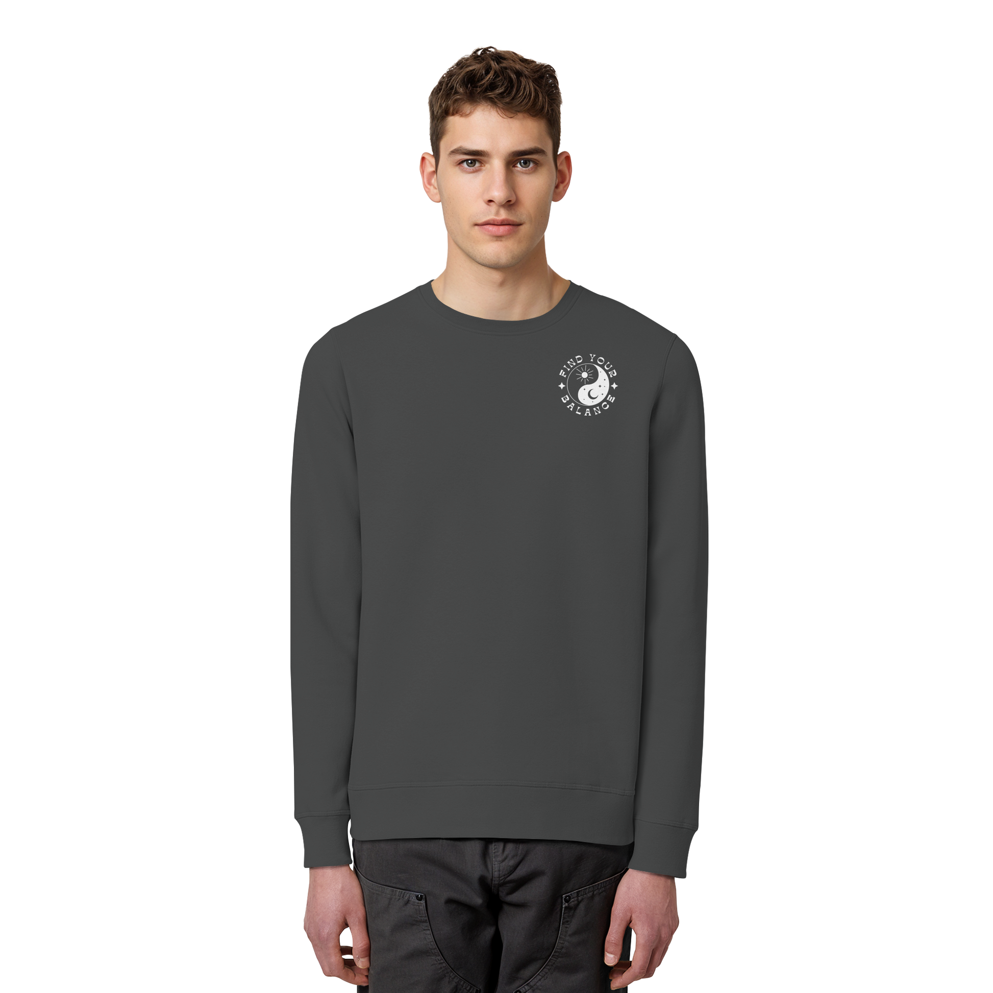 Organic Unisex Sweatshirt "Find your Balance”