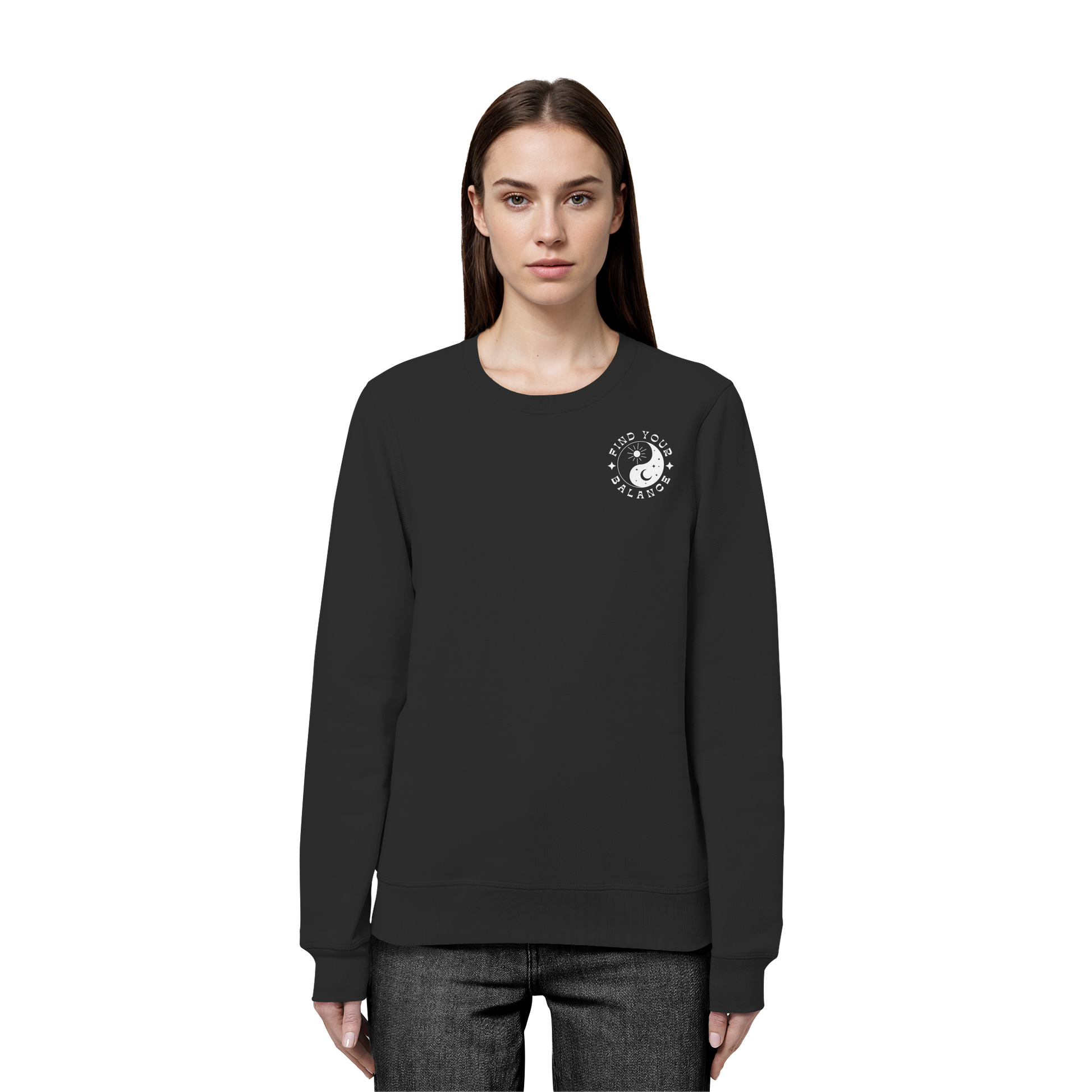 Organic Unisex Sweatshirt "Find your Balance”