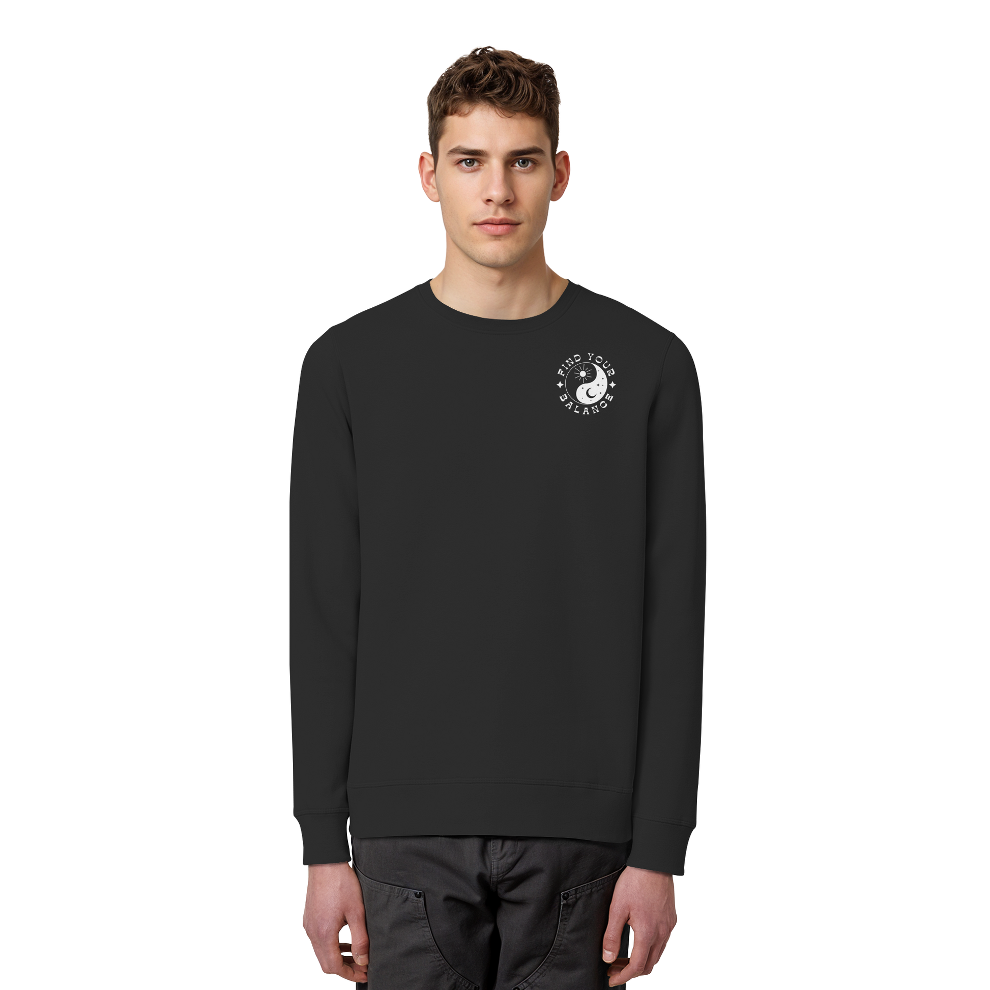 Organic Unisex Sweatshirt "Find your Balance”