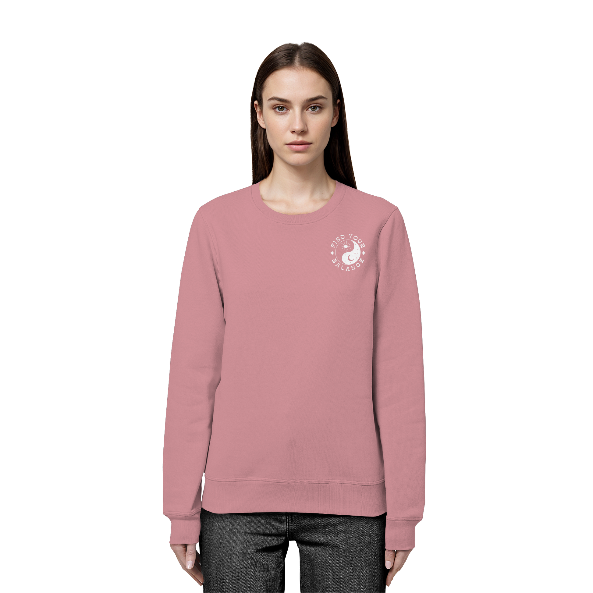 Organic Unisex Sweatshirt "Find your Balance”