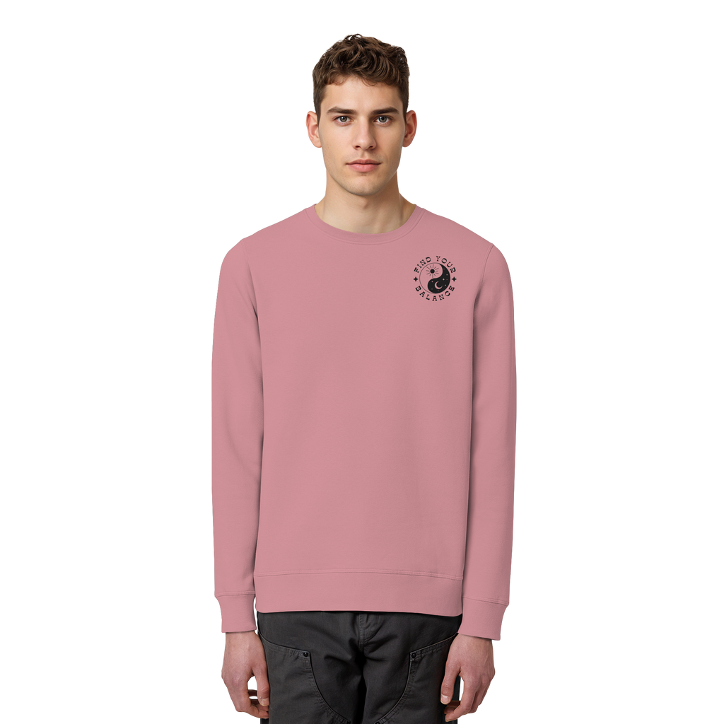 Organic Unisex Sweatshirt "Find your Balance”