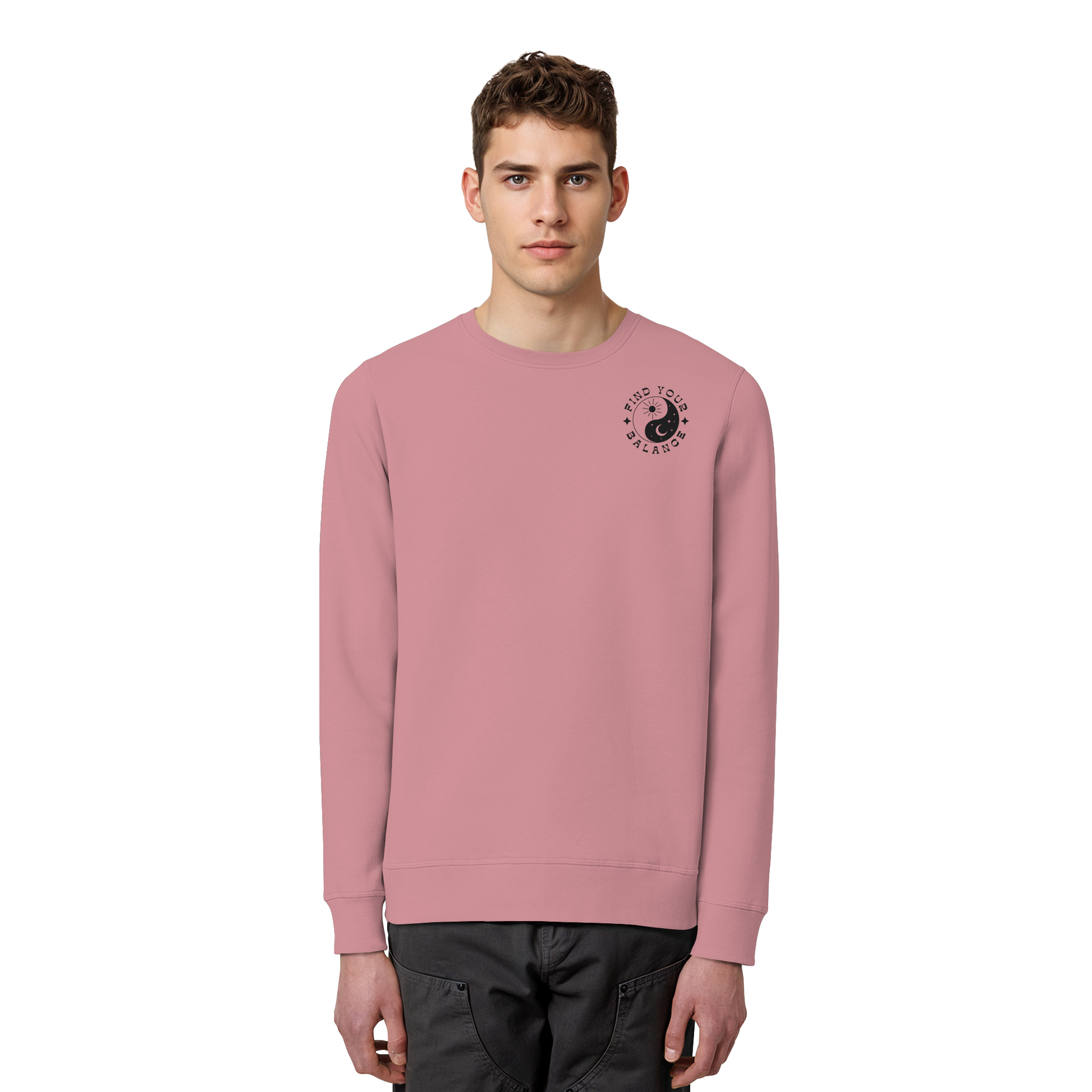Organic Unisex Sweatshirt "Find your Balance”