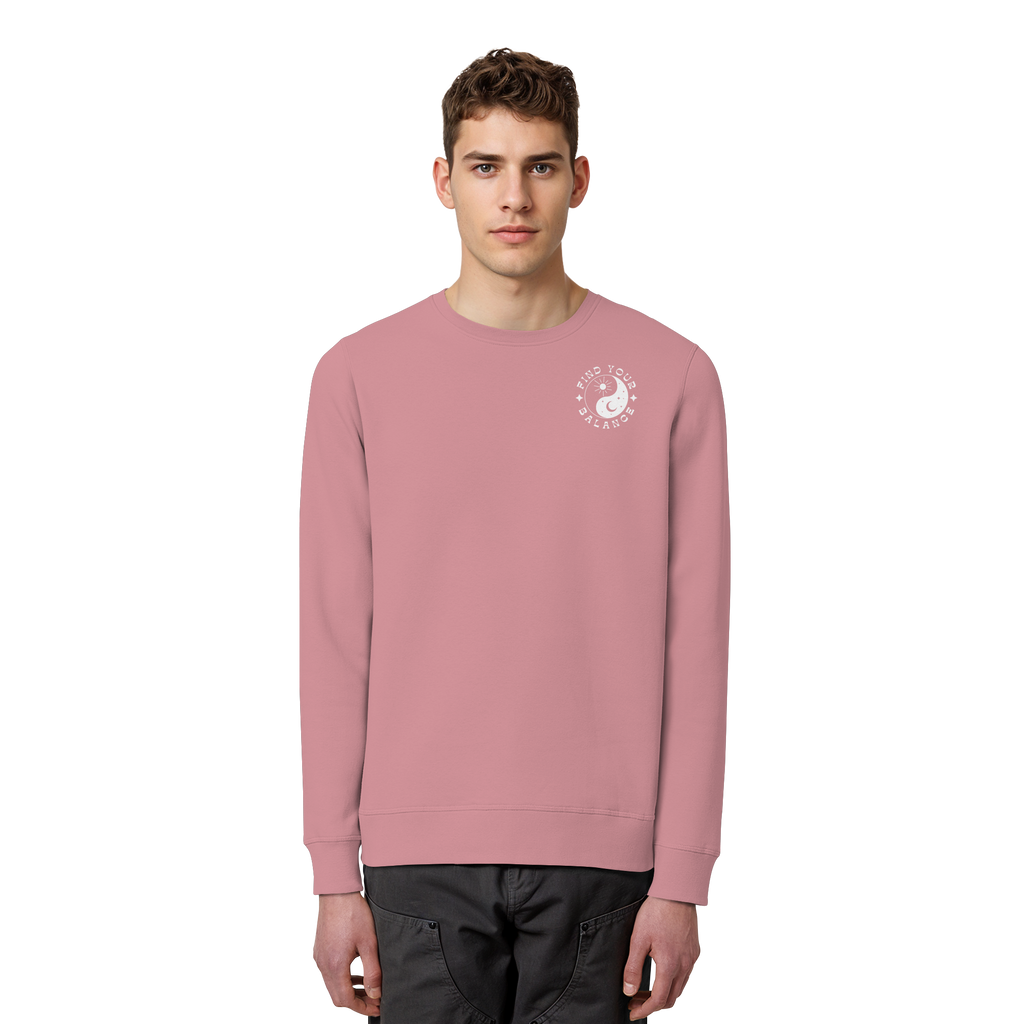 Organic Unisex Sweatshirt "Find your Balance”