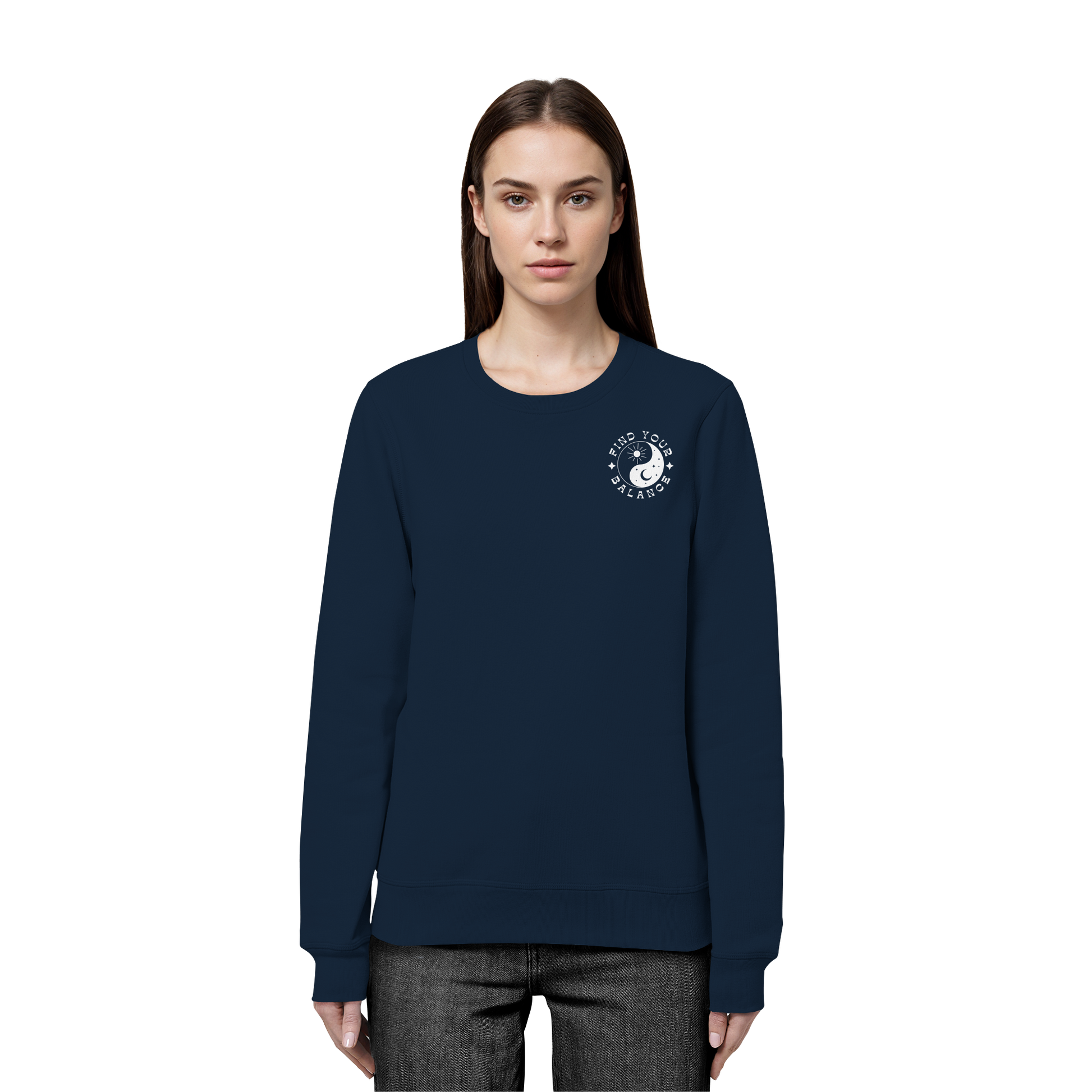 Organic Unisex Sweatshirt "Find your Balance”