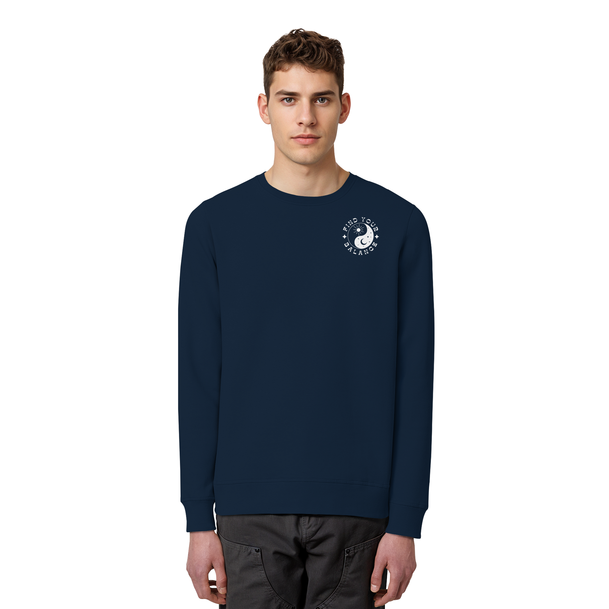 Organic Unisex Sweatshirt "Find your Balance”