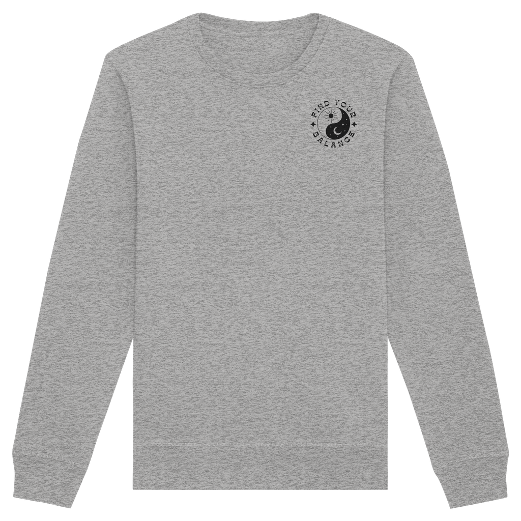 Organic Unisex Sweatshirt "Find your Balance”