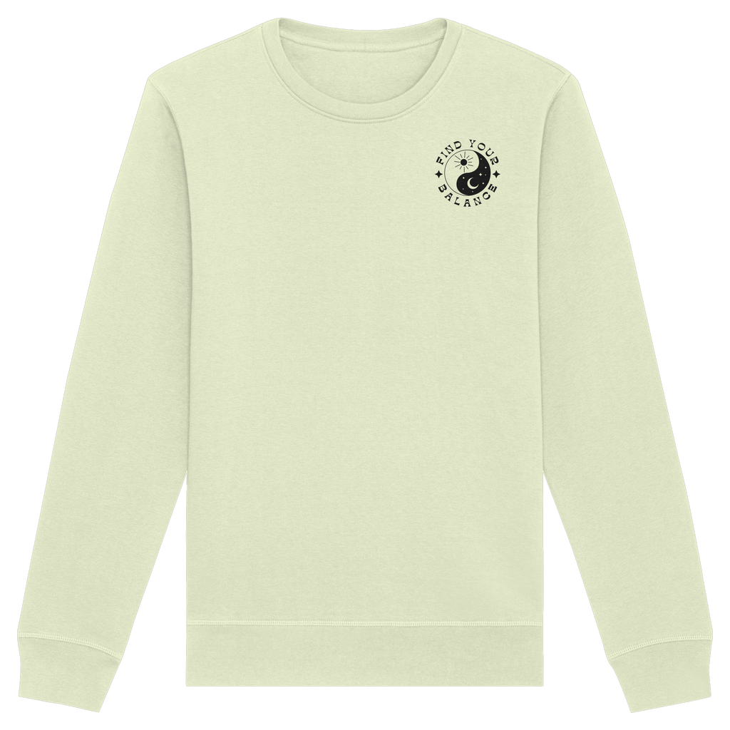 Organic Unisex Sweatshirt "Find your Balance”