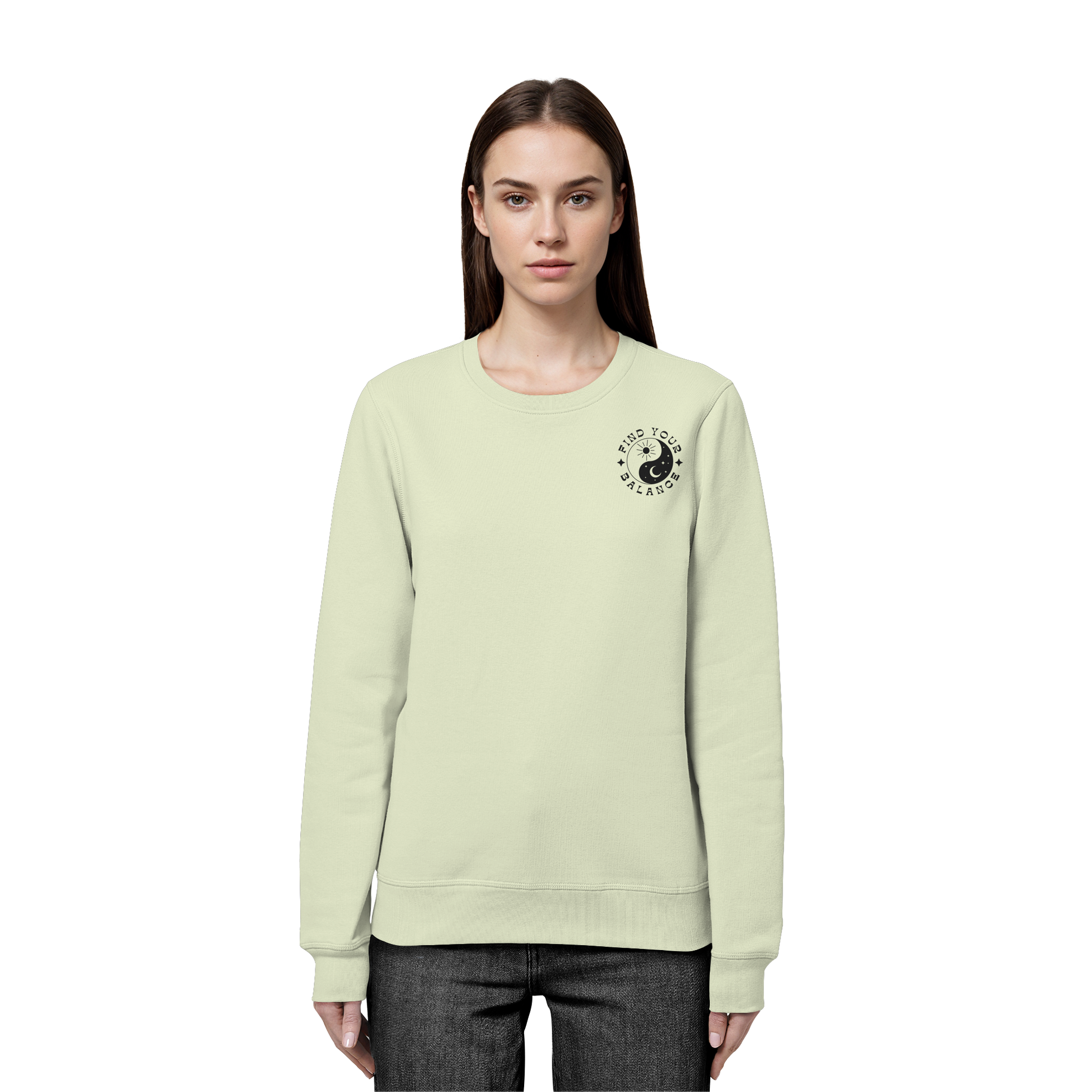 Organic Unisex Sweatshirt "Find your Balance”