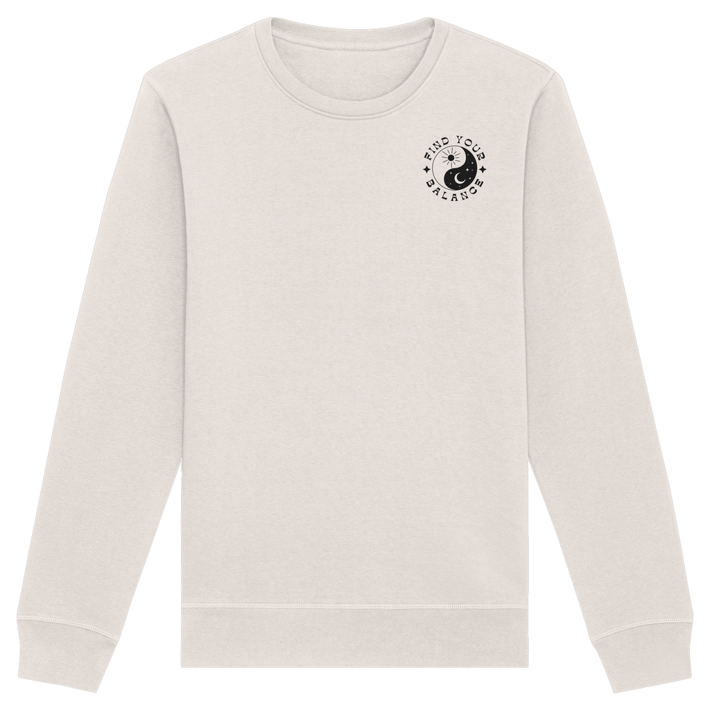Organic Unisex Sweatshirt "Find your Balance”