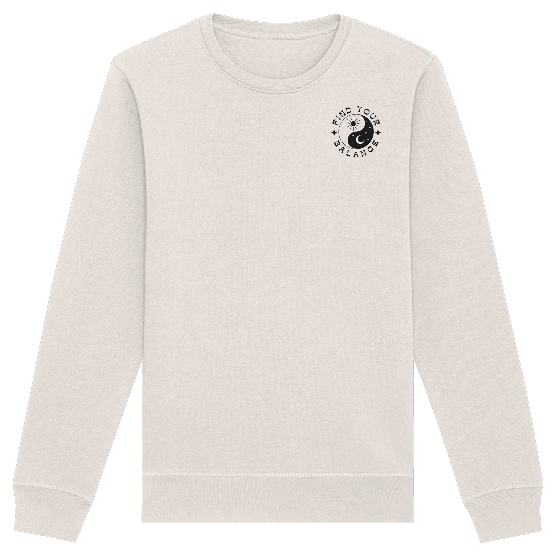 Organic Unisex Sweatshirt "Find your Balance”