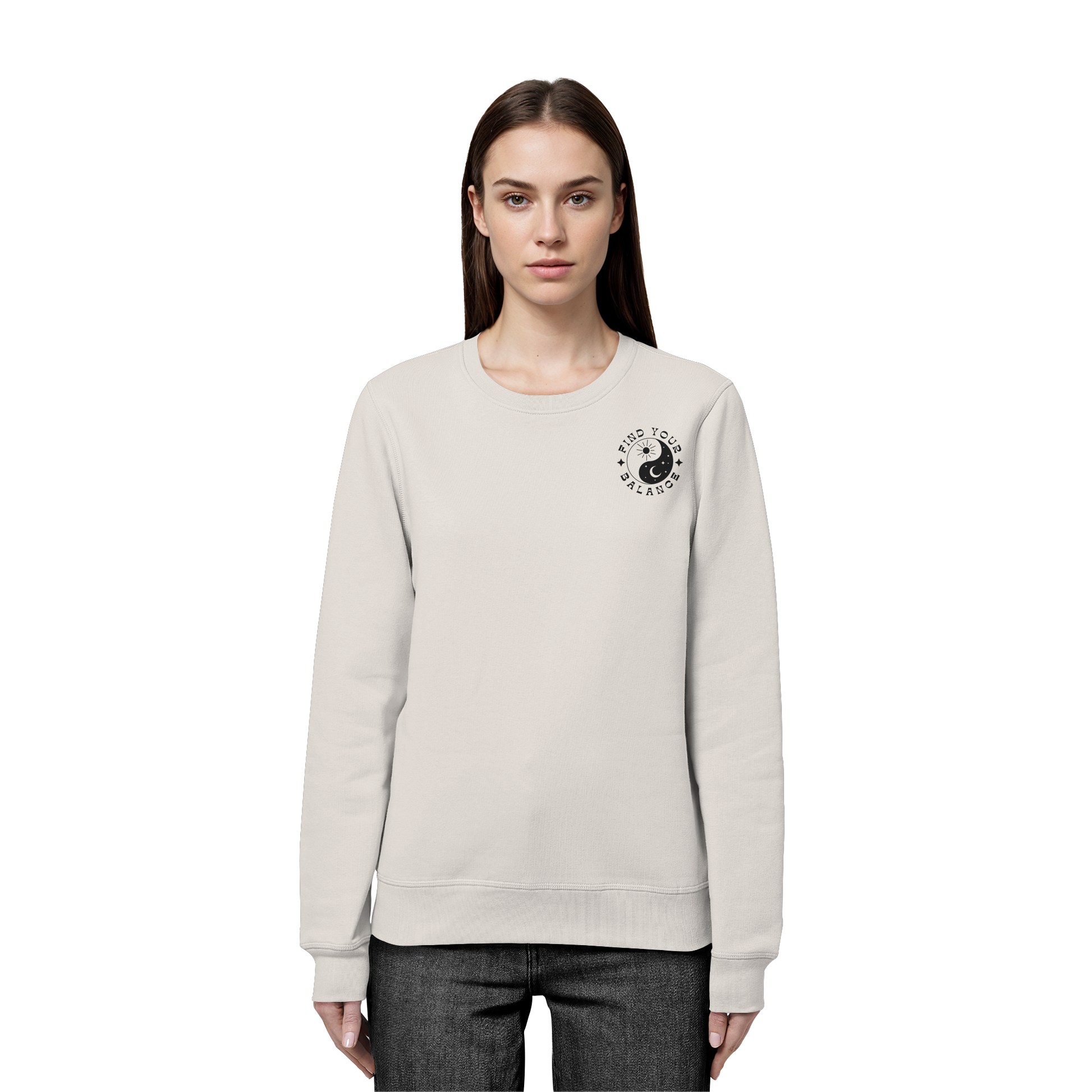 Organic Unisex Sweatshirt "Find your Balance”