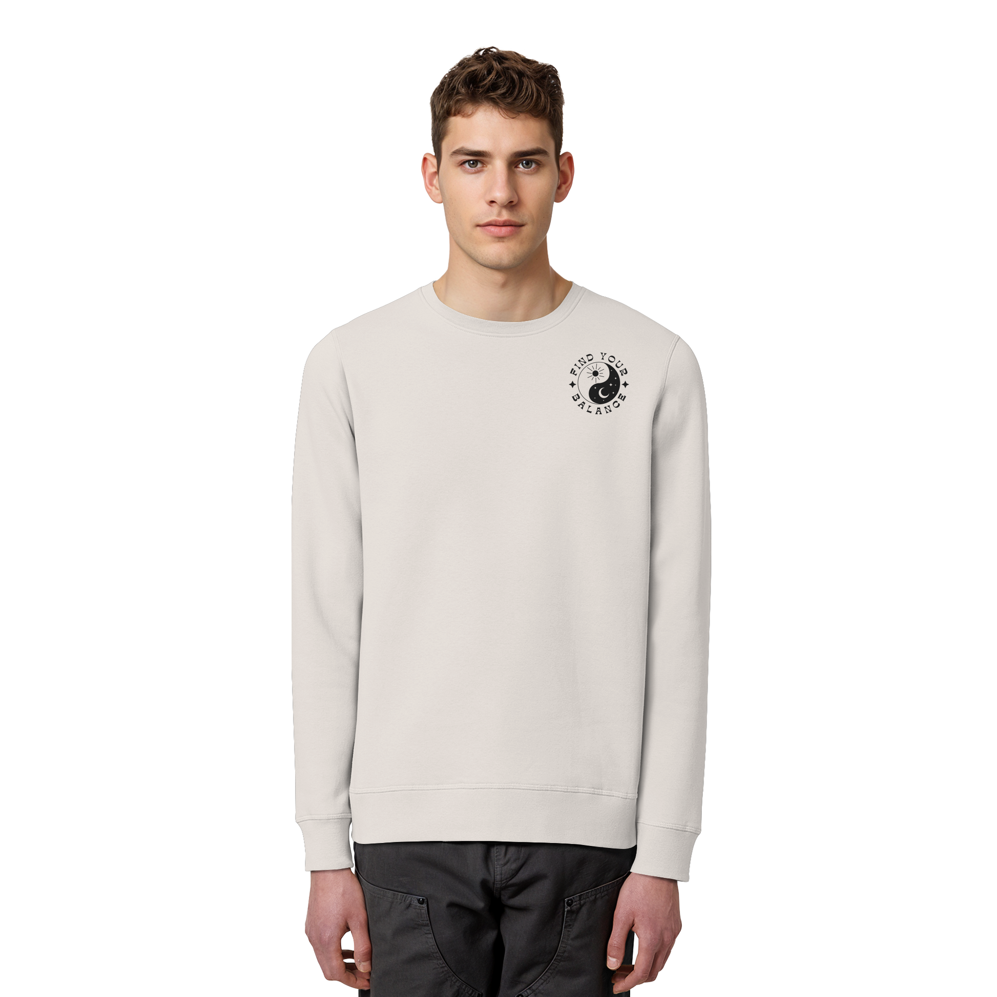 Organic Unisex Sweatshirt "Find your Balance”
