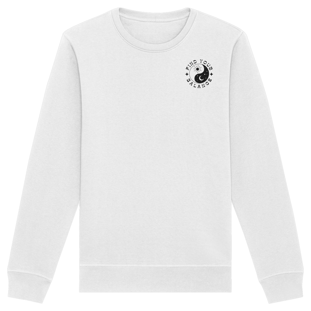 Organic Unisex Sweatshirt "Find your Balance”