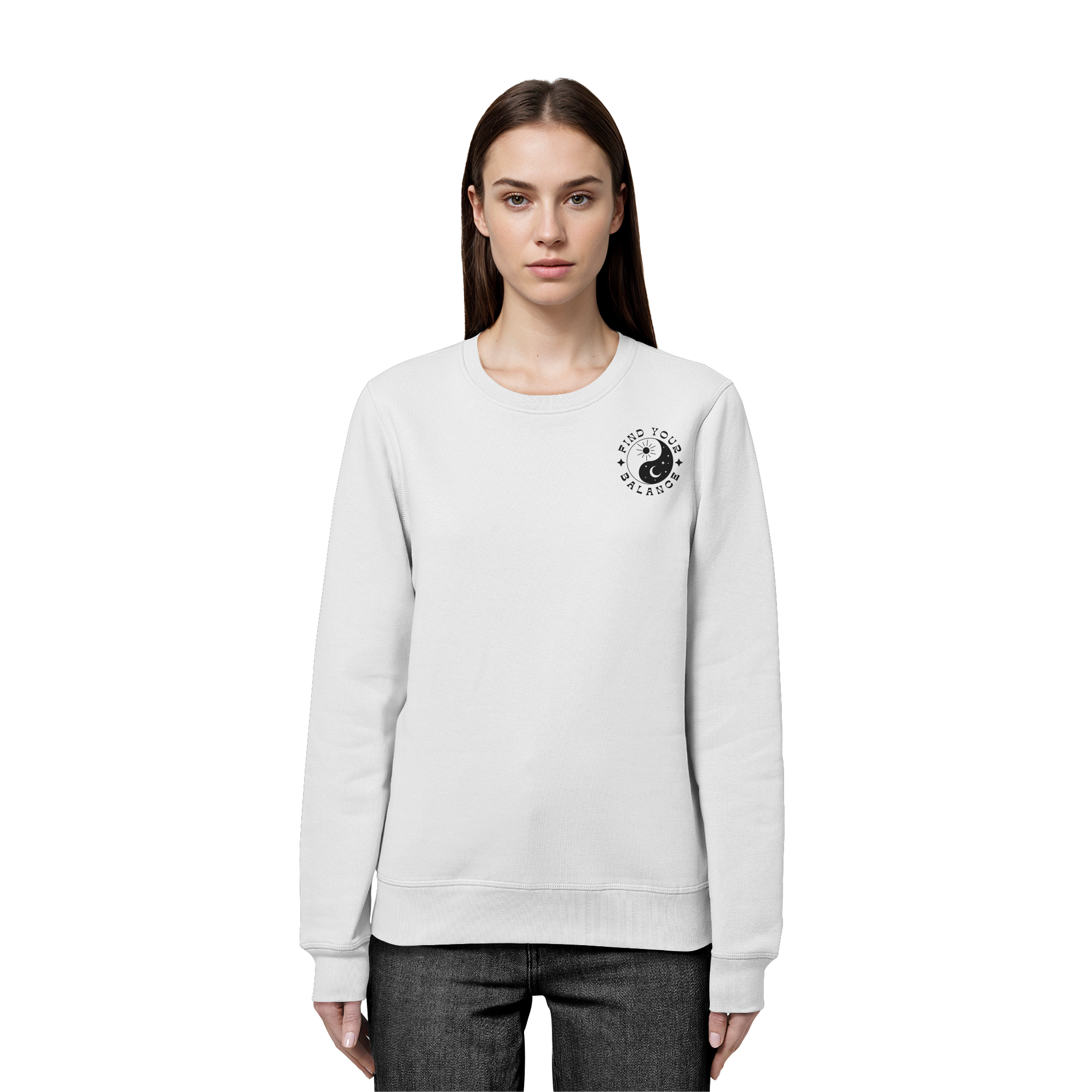 Organic Unisex Sweatshirt "Find your Balance”