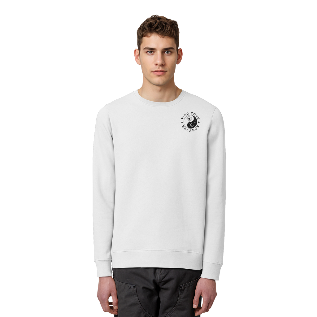 Organic Unisex Sweatshirt "Find your Balance”