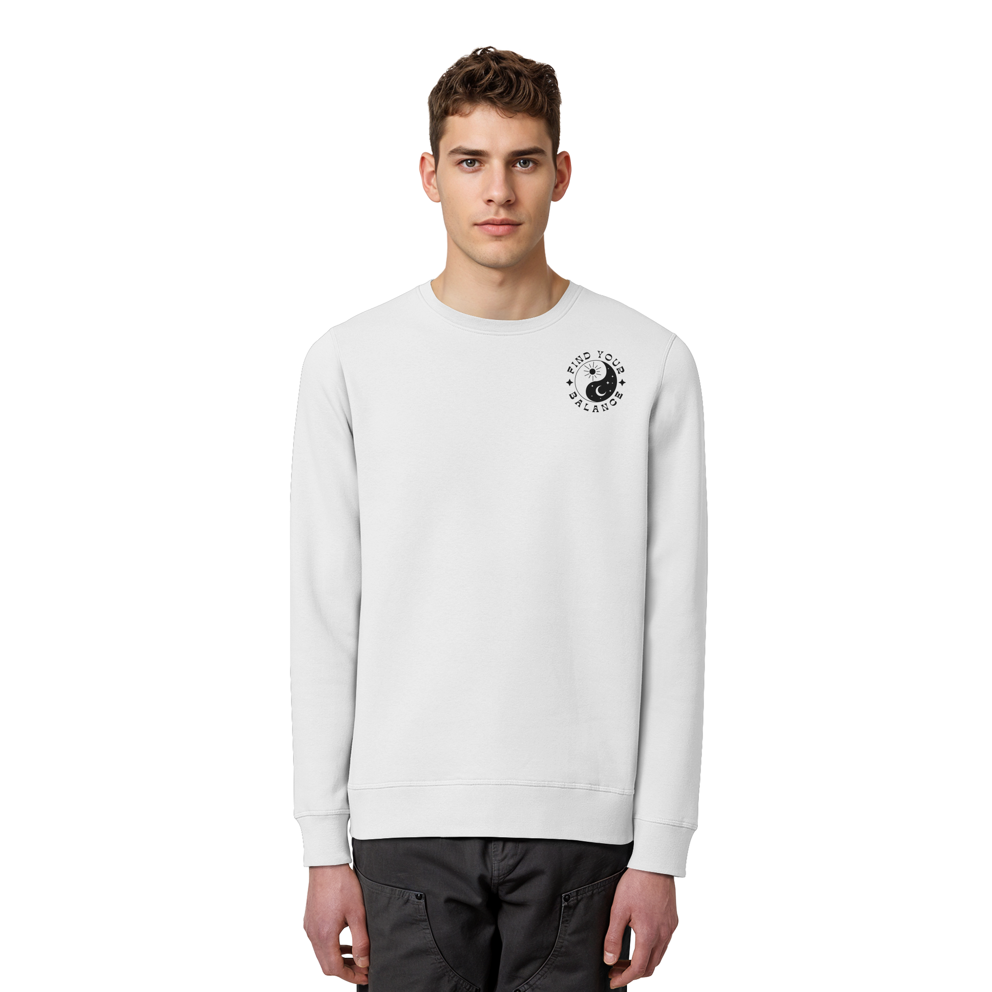 Organic Unisex Sweatshirt "Find your Balance”