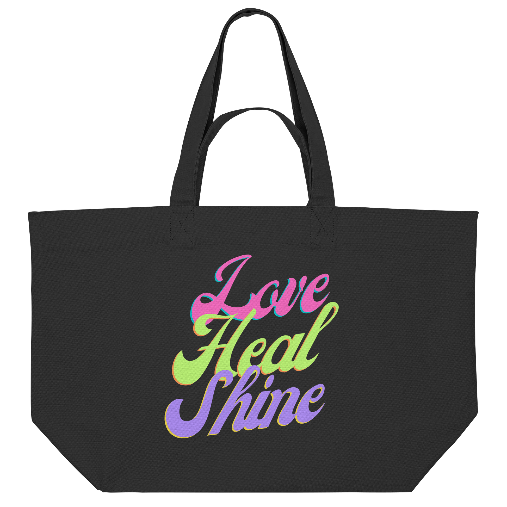 Organic Shopping-Bag “Love Heal Shine"