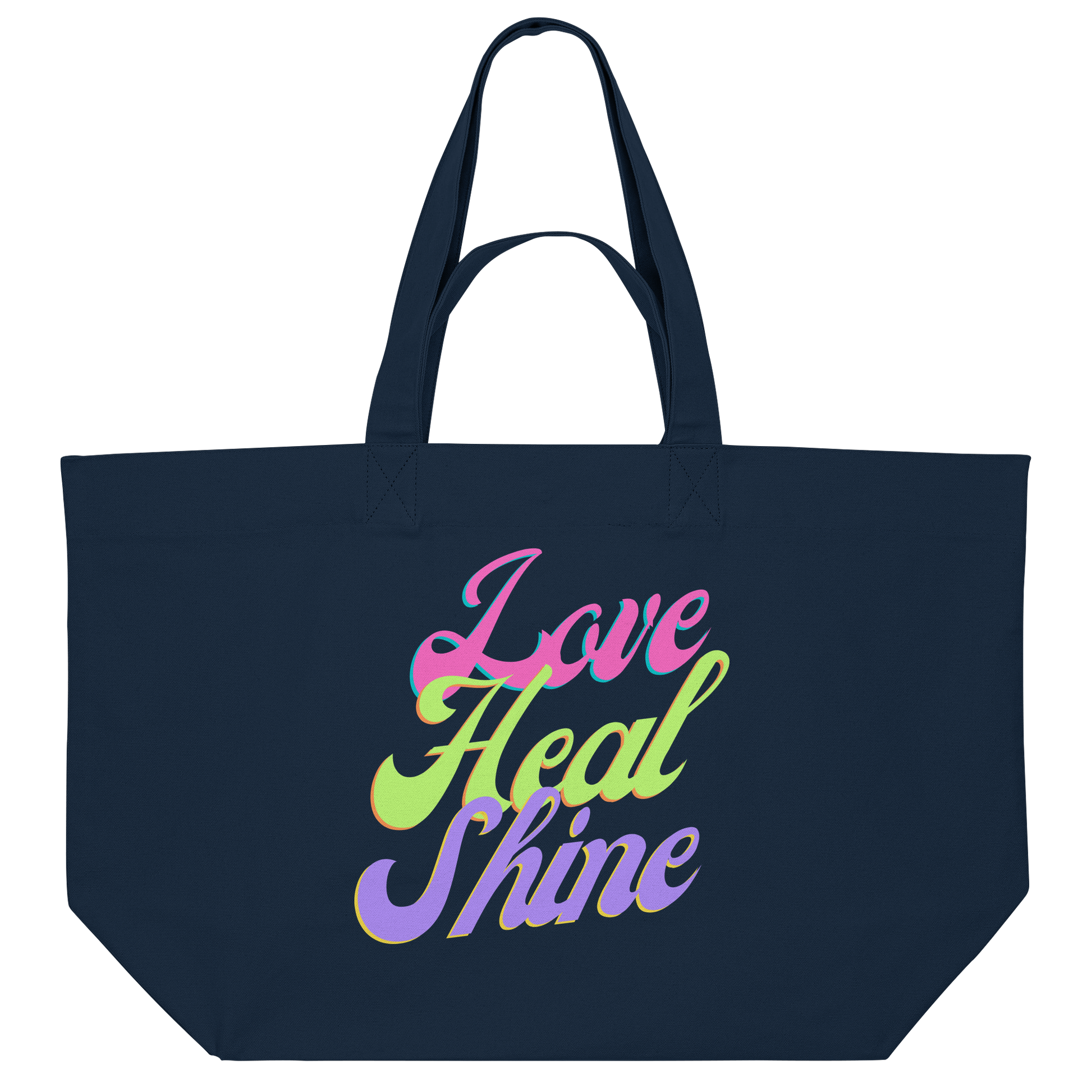 Organic Shopping-Bag “Love Heal Shine"