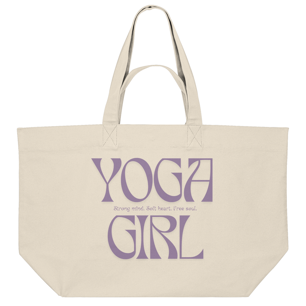 Organic Shopping-Bag "Yoga Girl