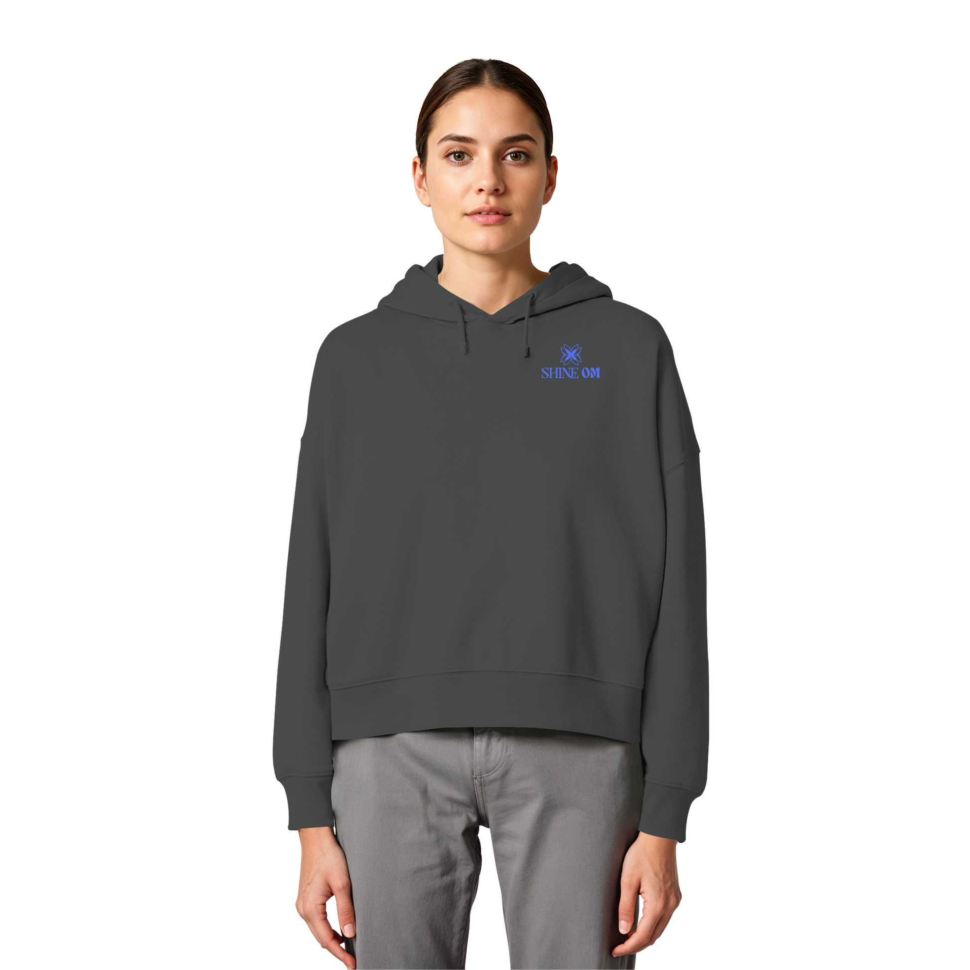 Women Organic Boxcut Hoodie „Reconnect"