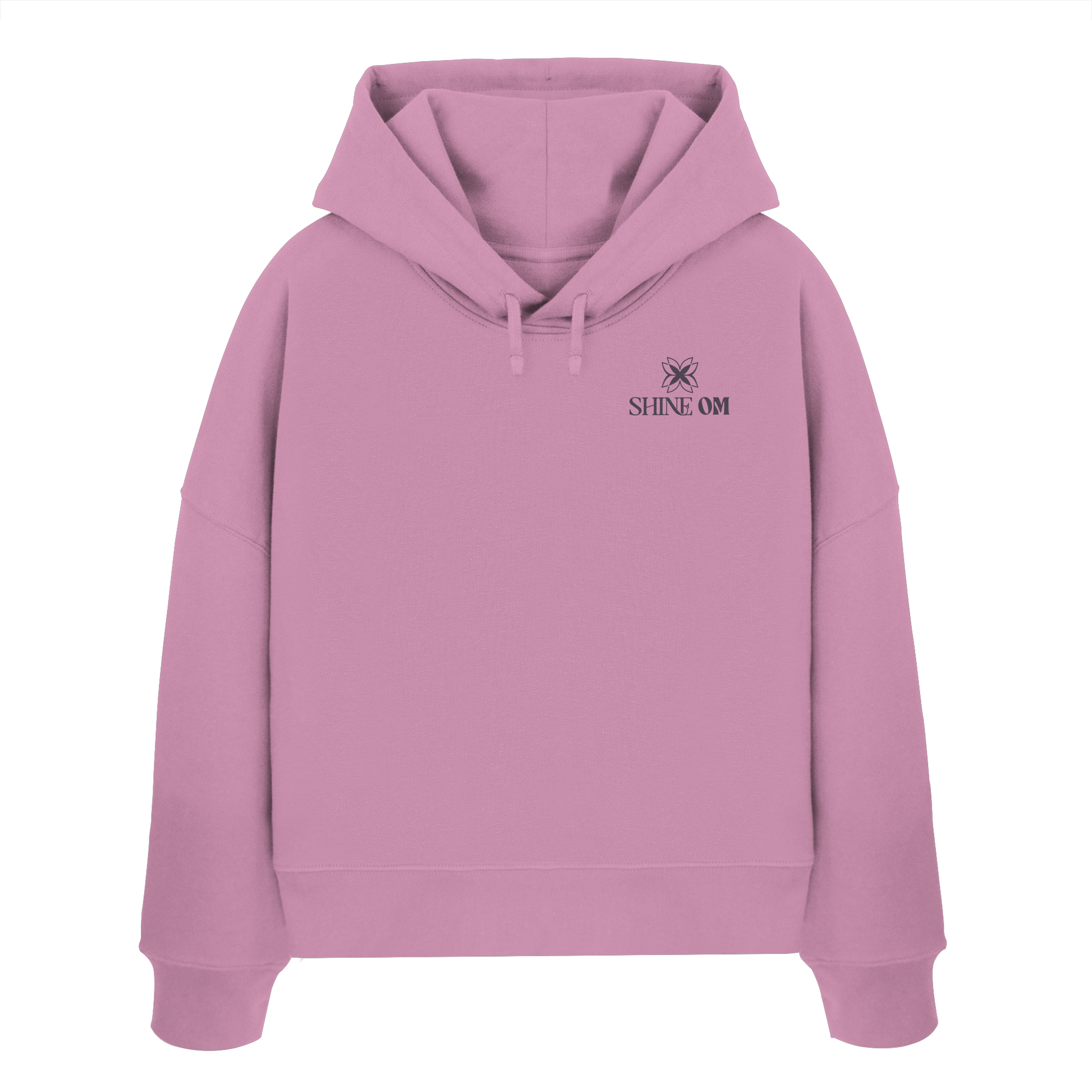 Women Organic Boxcut Hoodie „Namaste"