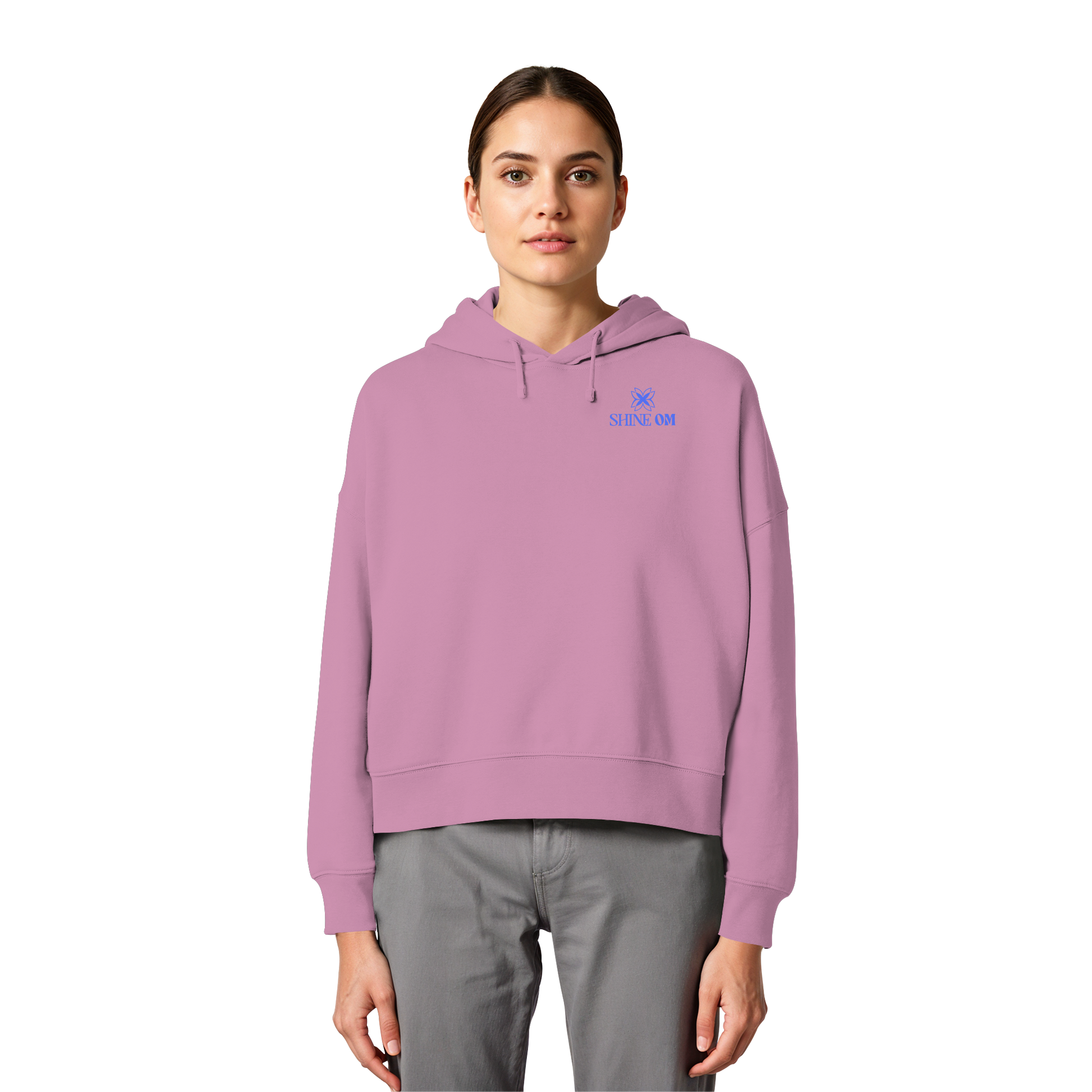 Women Organic Boxcut Hoodie „Reconnect"