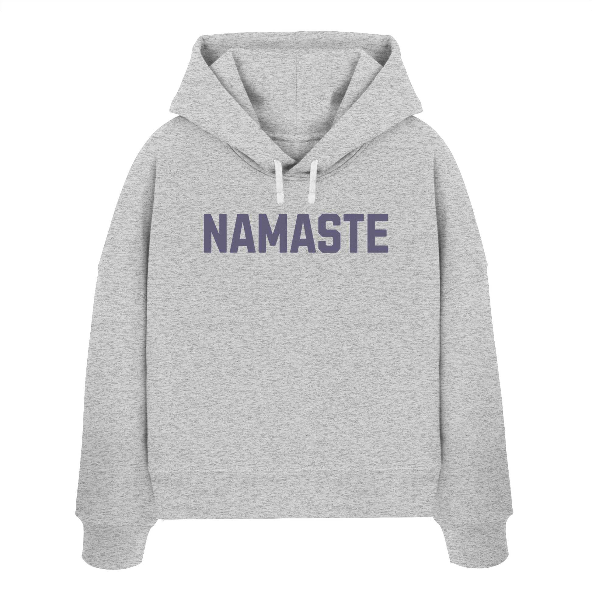 Women Organic Boxcut Hoodie „Namaste"