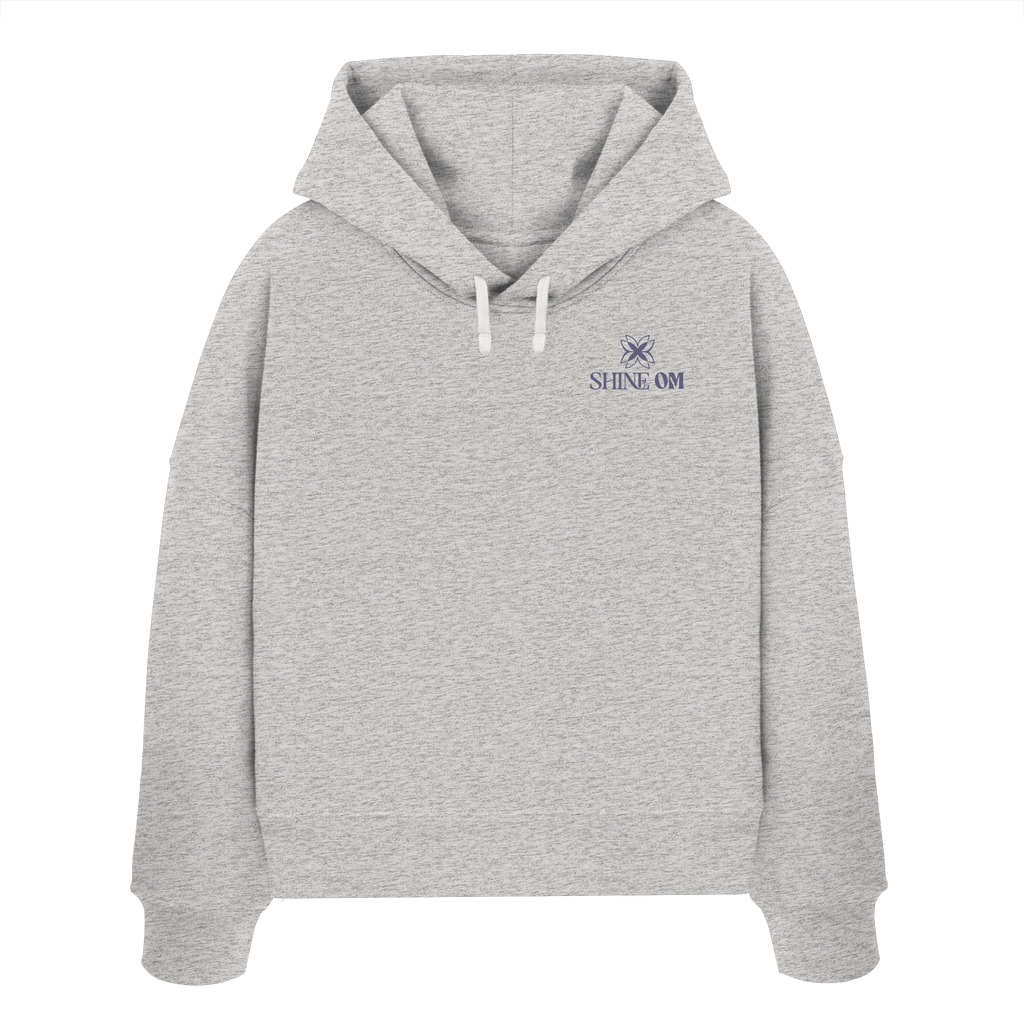 Women Organic Boxcut Hoodie „Inner Peace"