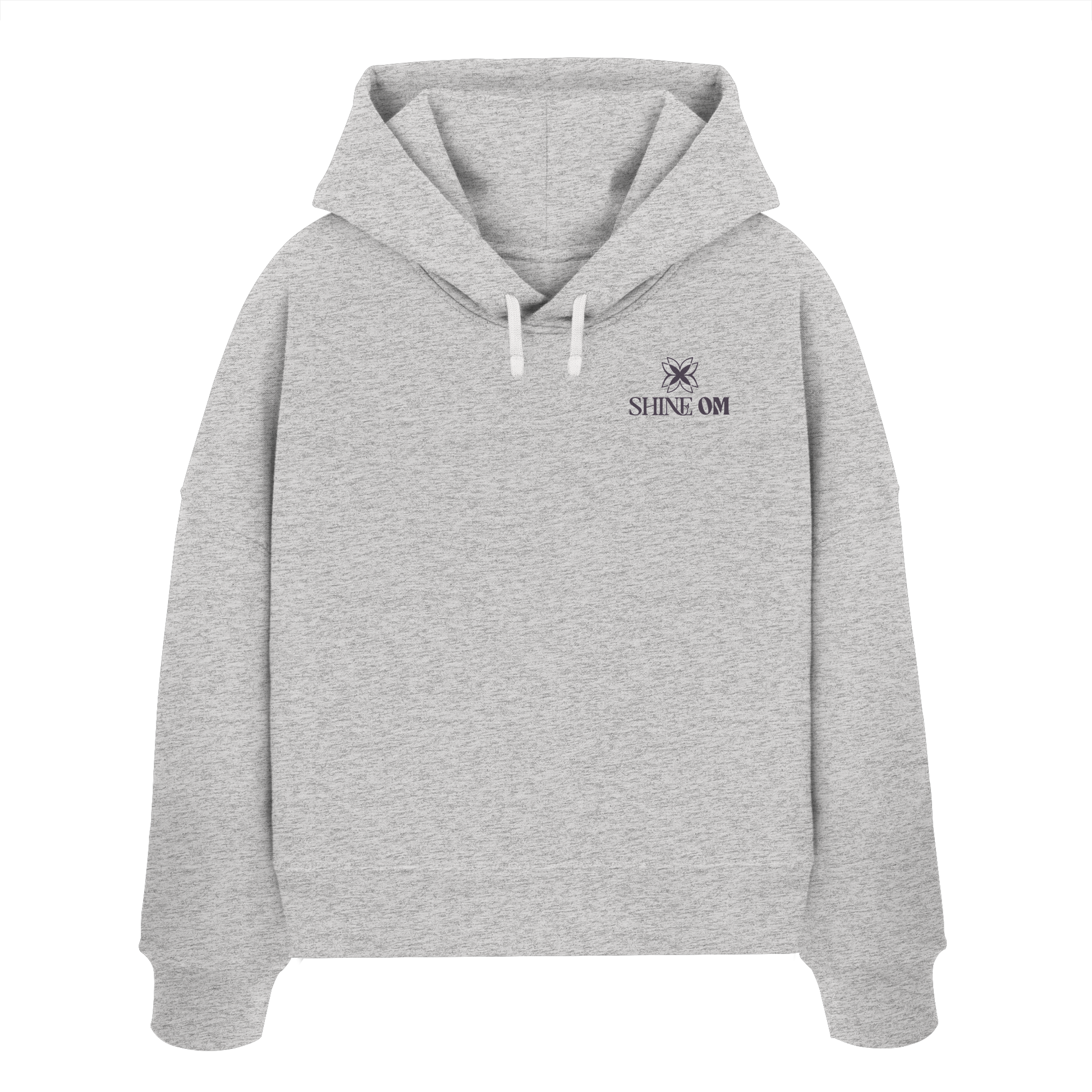 Women Organic Boxcut Hoodie „Namaste"