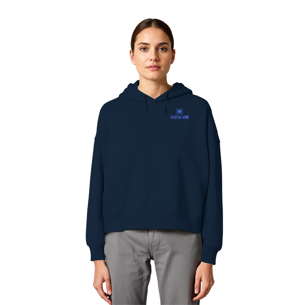 Women Organic Boxcut Hoodie „Reconnect"