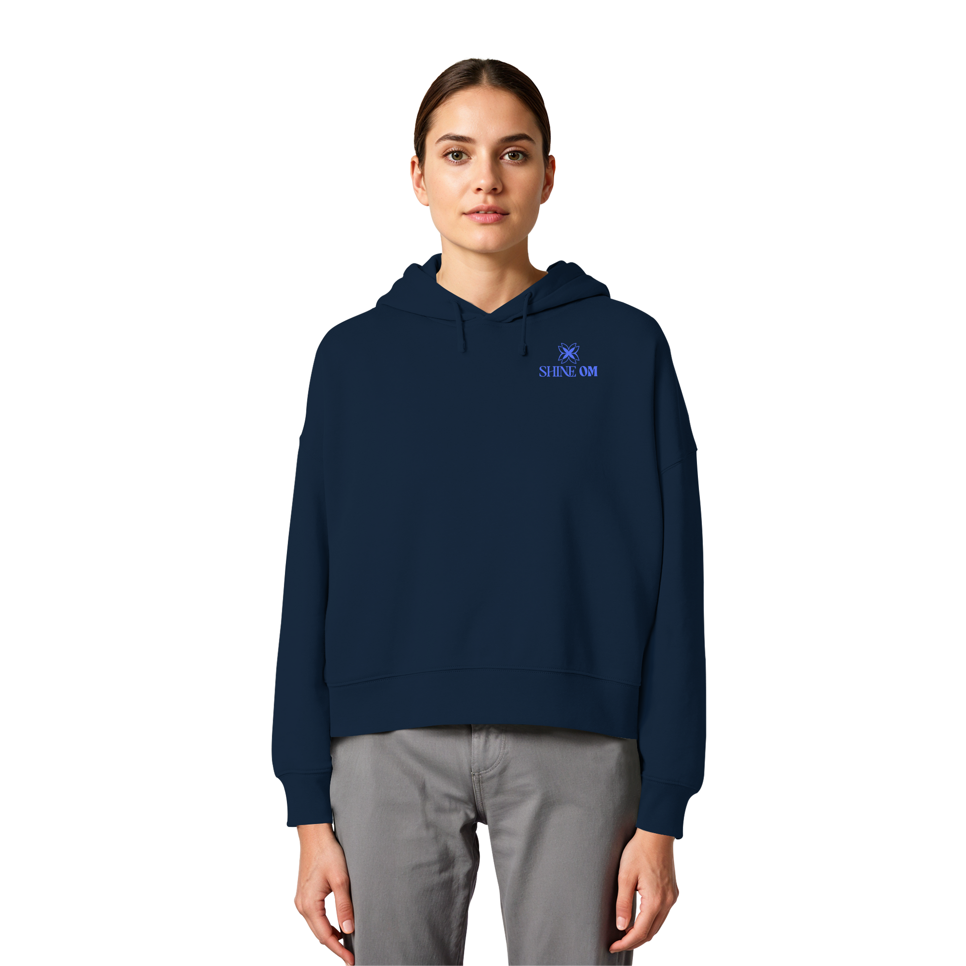 Women Organic Boxcut Hoodie „Reconnect"