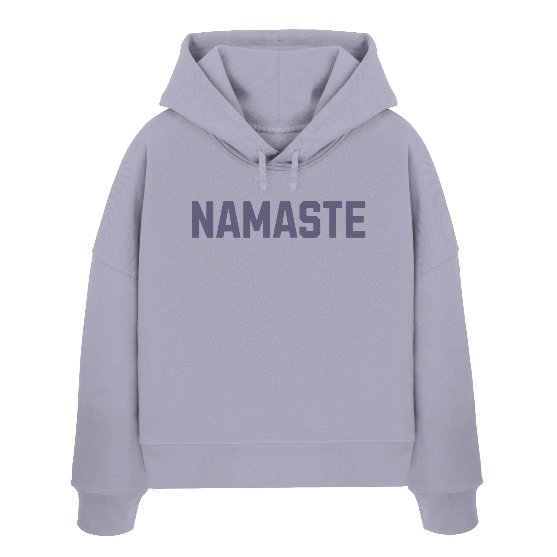 Women Organic Boxcut Hoodie „Namaste"