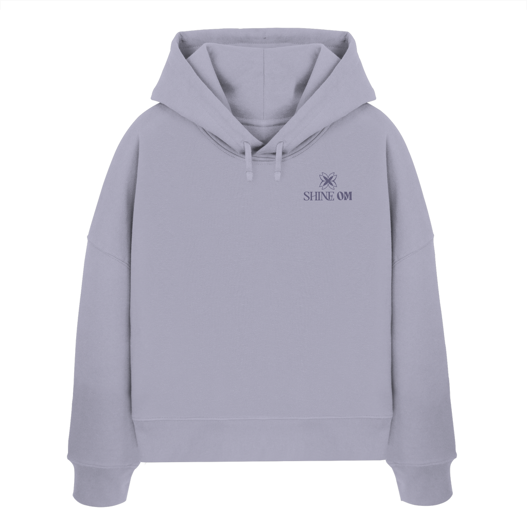 Women Organic Boxcut Hoodie „Inner Peace"