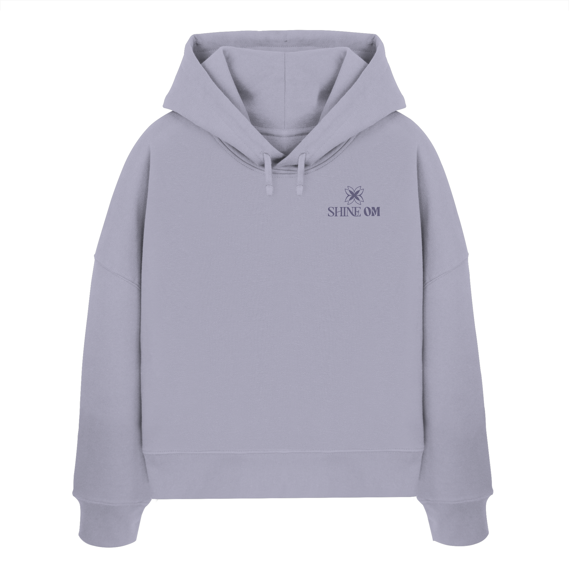 Women Organic Boxcut Hoodie „Inner Peace"