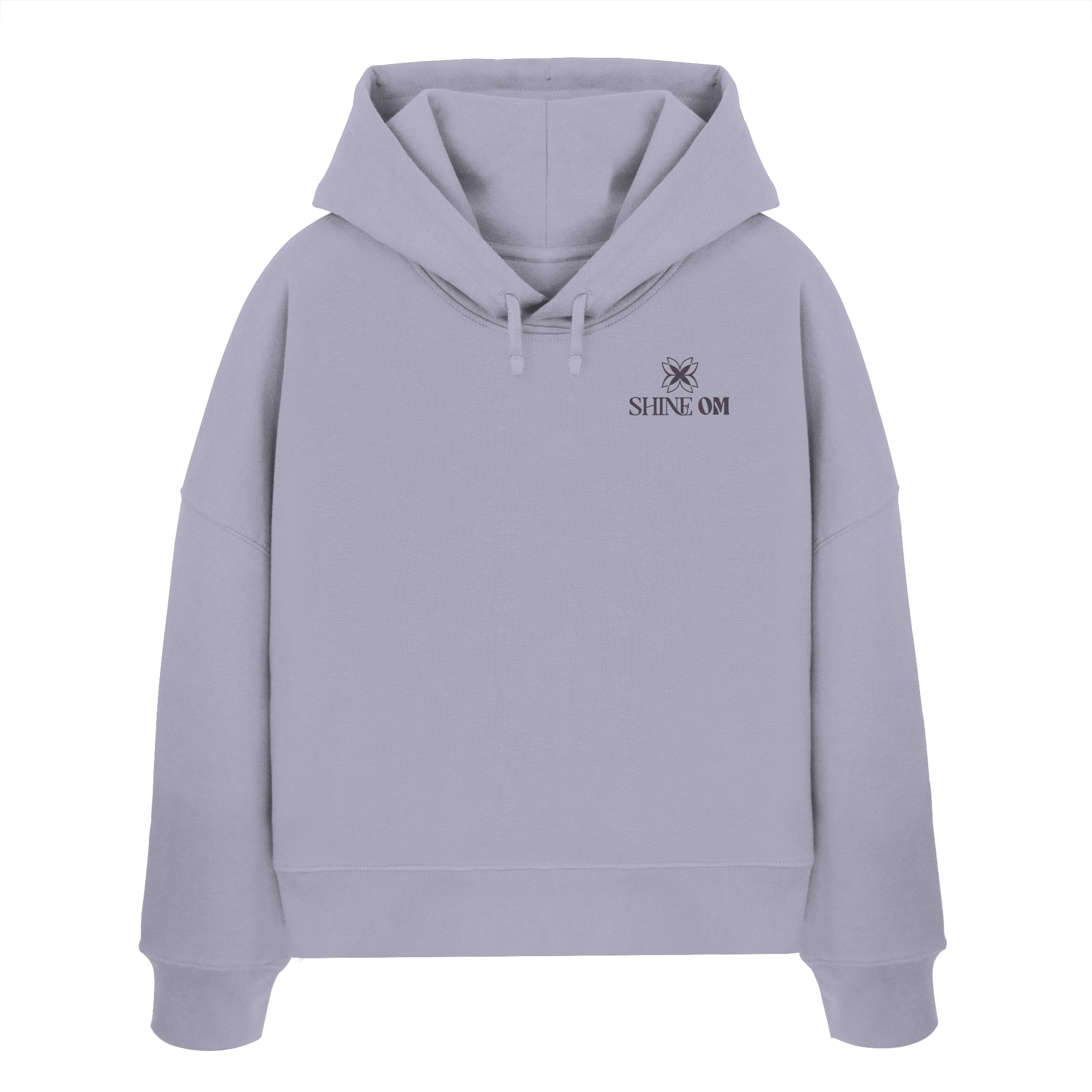 Women Organic Boxcut Hoodie „Namaste"