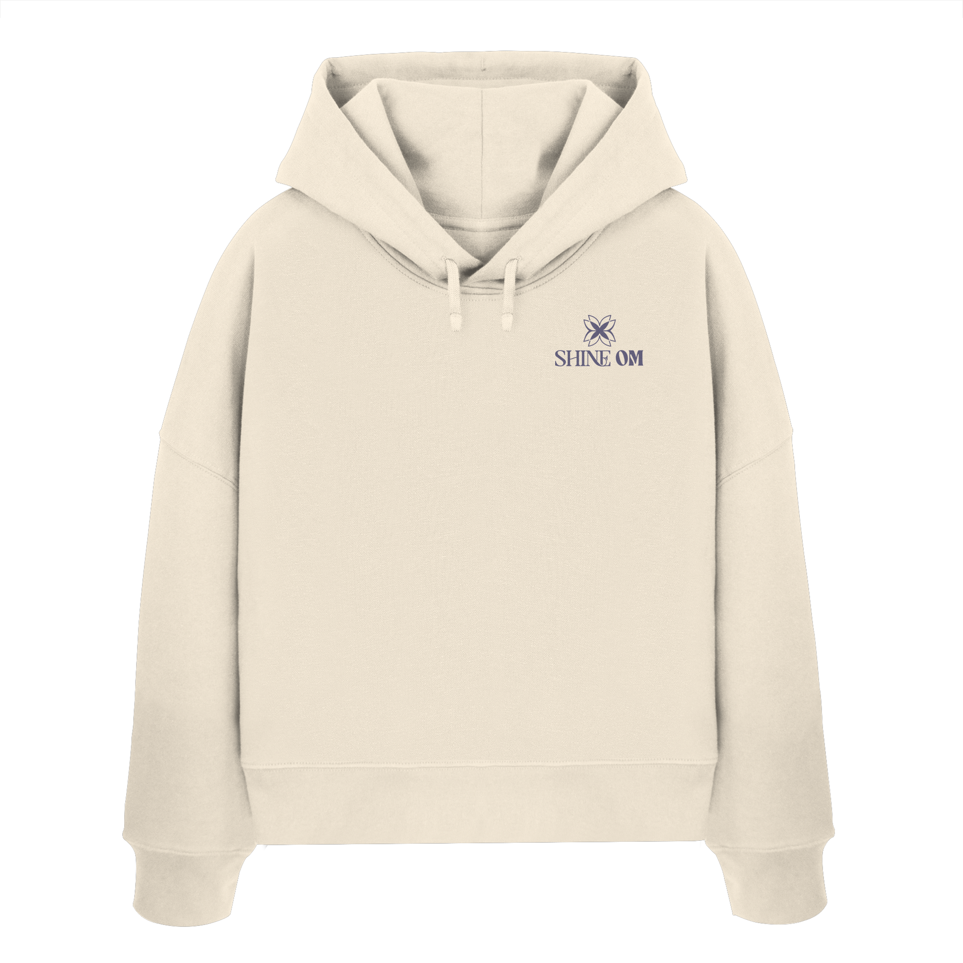 Women Organic Boxcut Hoodie „Inner Peace"