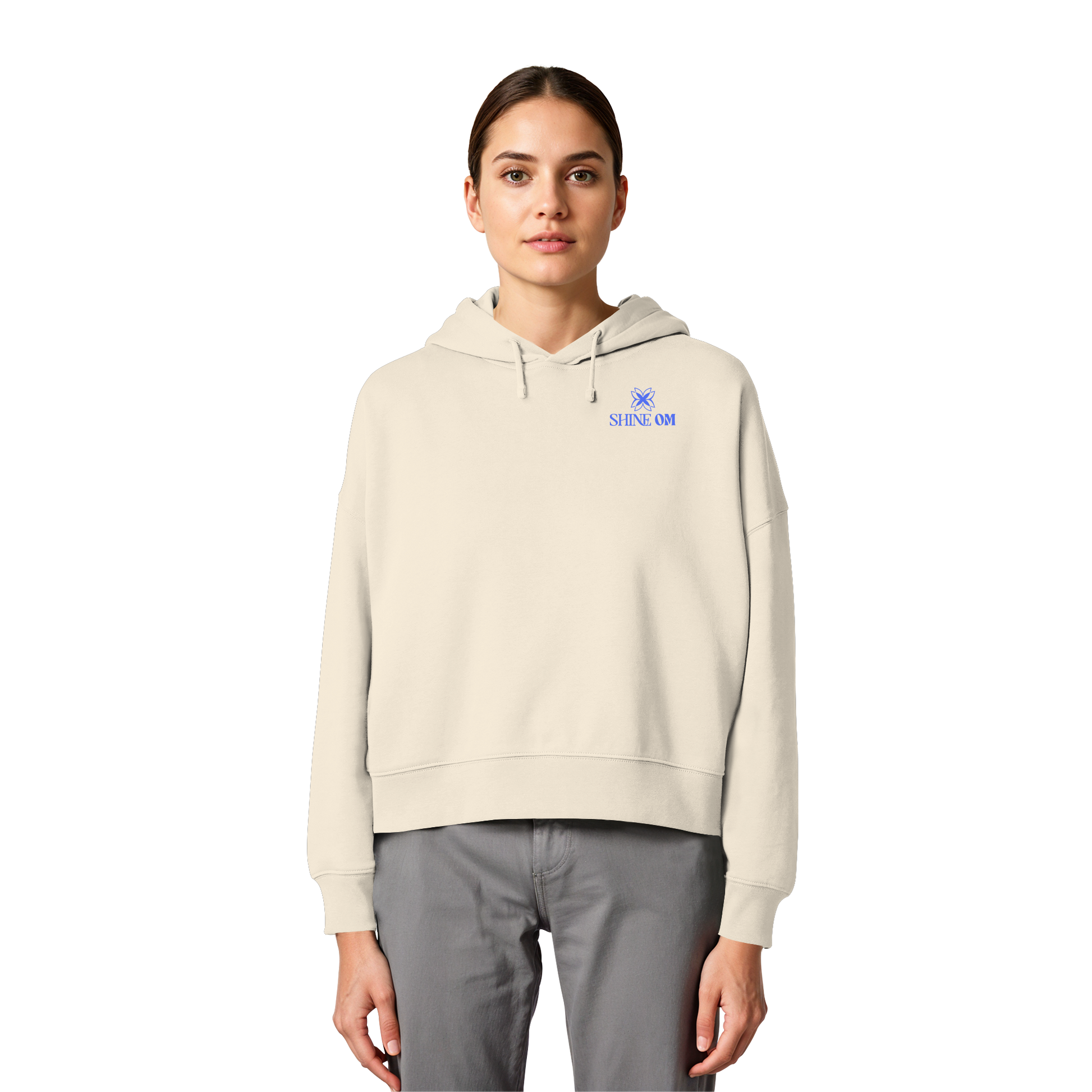 Women Organic Boxcut Hoodie „Reconnect"