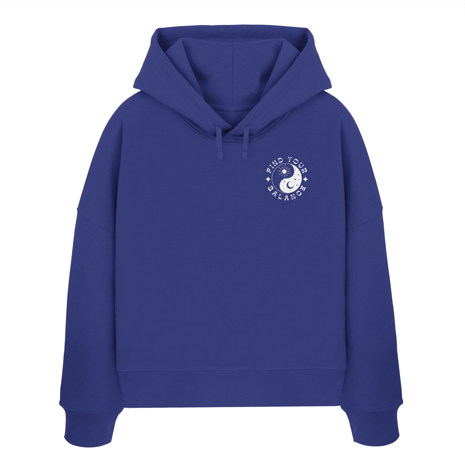 Organic Women Boxcut Hoodie „Find your Balance”