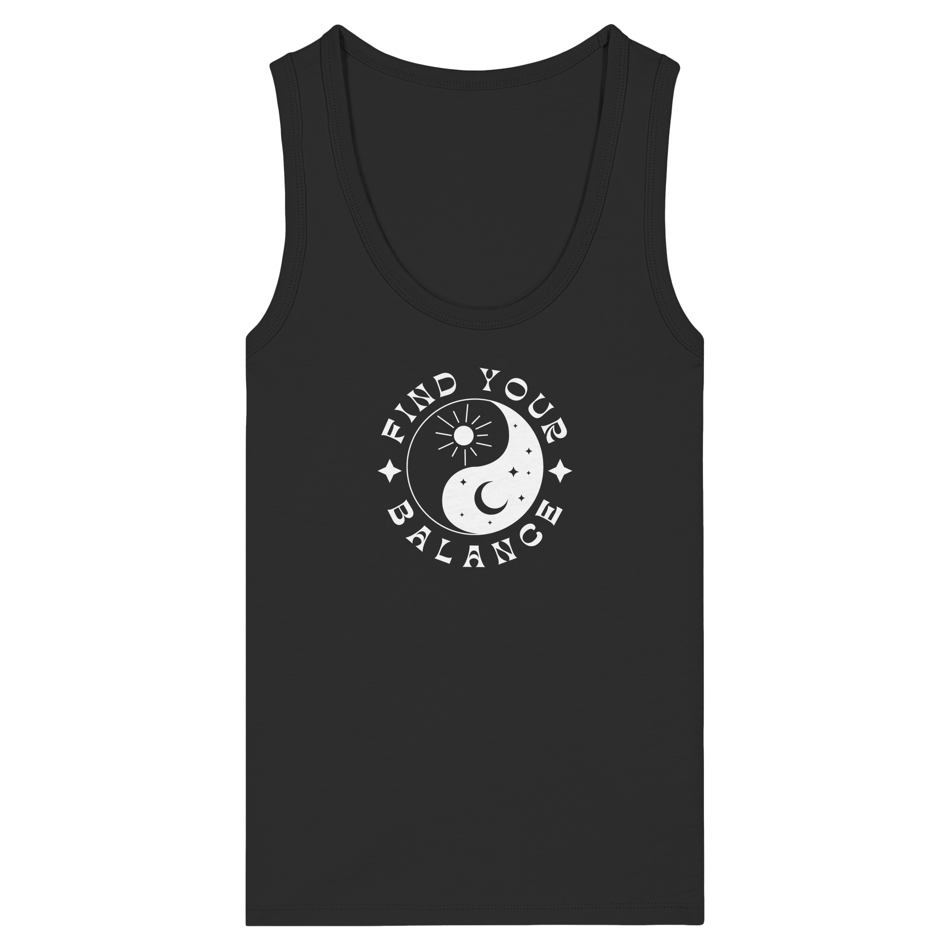 Woman Organic Tank Top "Find your Balance”