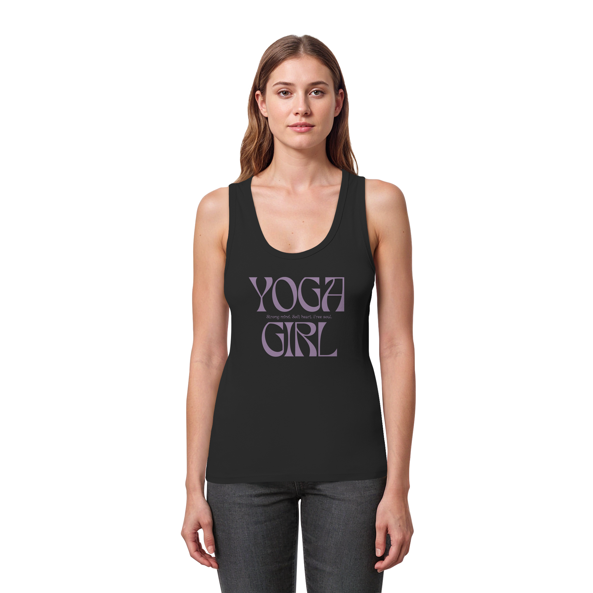 Woman Organic Tank Top "Yoga Girl"