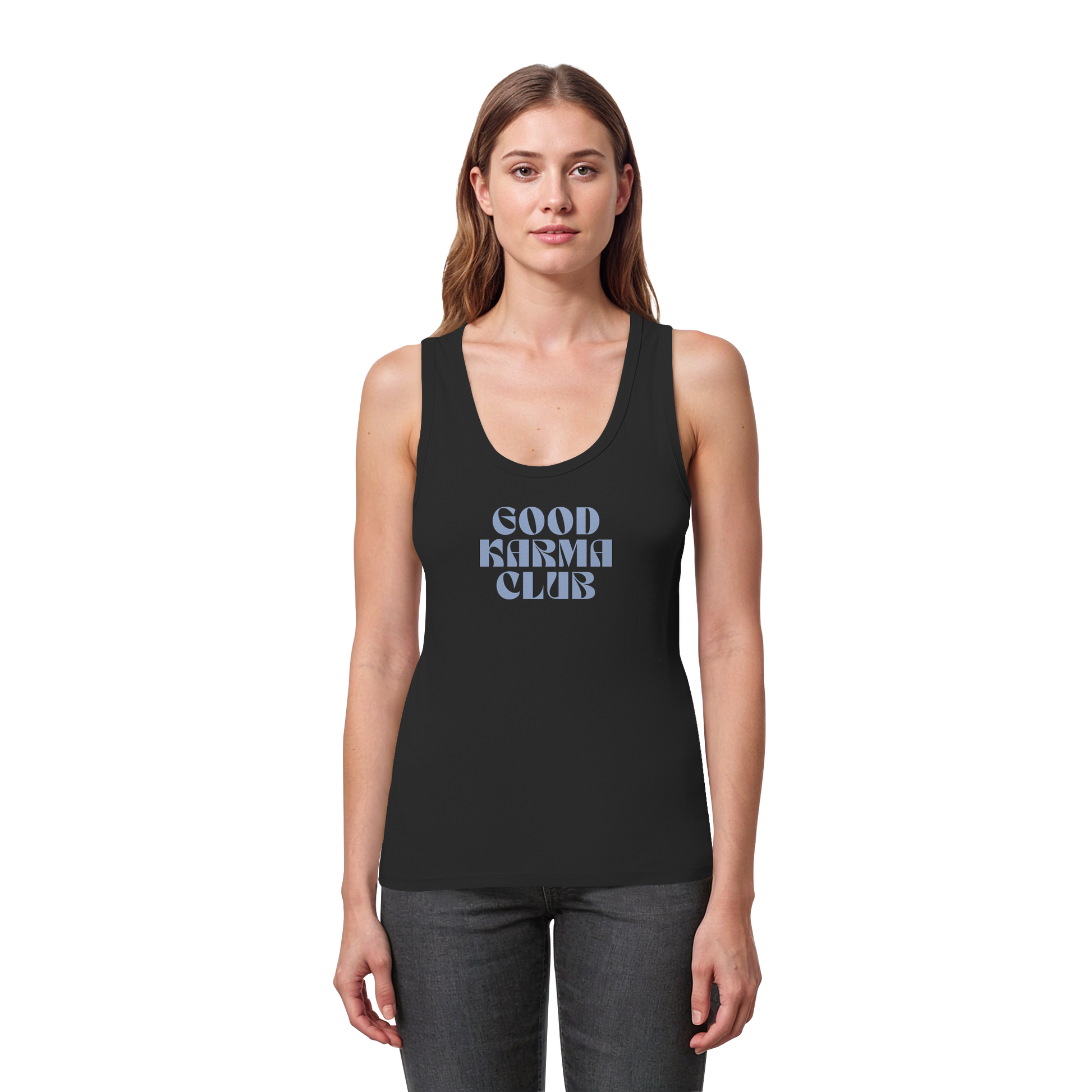 Woman Organic Tank Top "Good Karma Club"