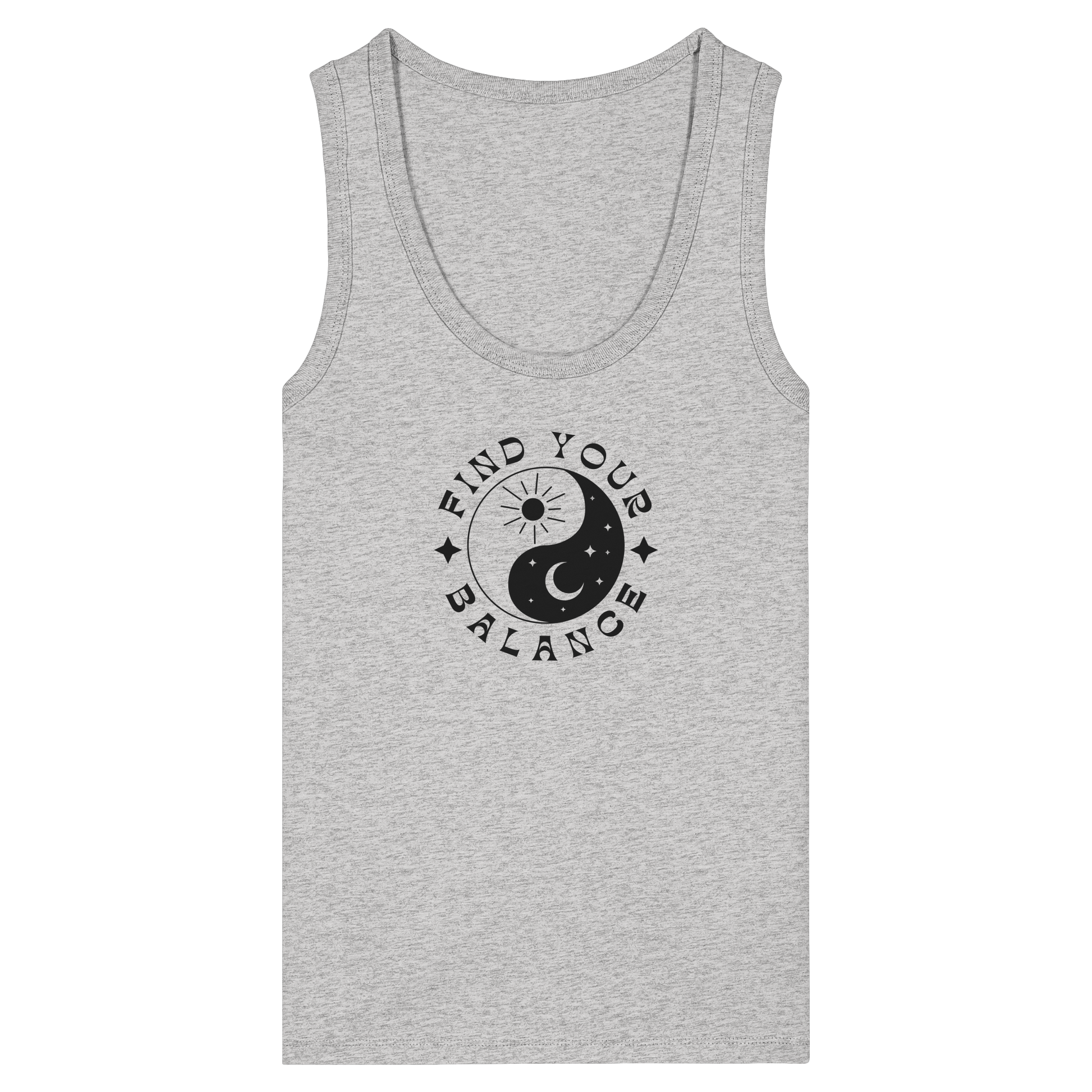 Woman Organic Tank Top "Find your Balance”