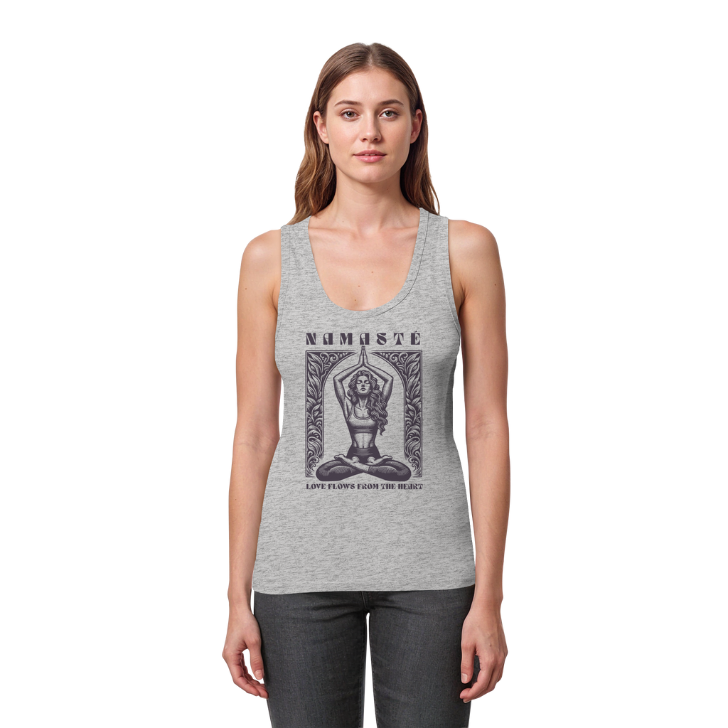 Woman Organic Tank Top "Namaste"