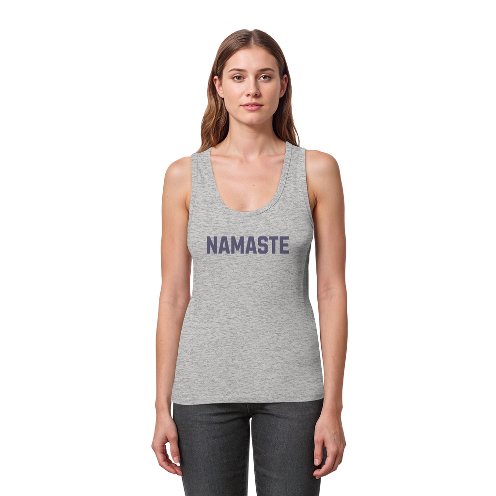 Woman Organic Tank Top "Namaste"