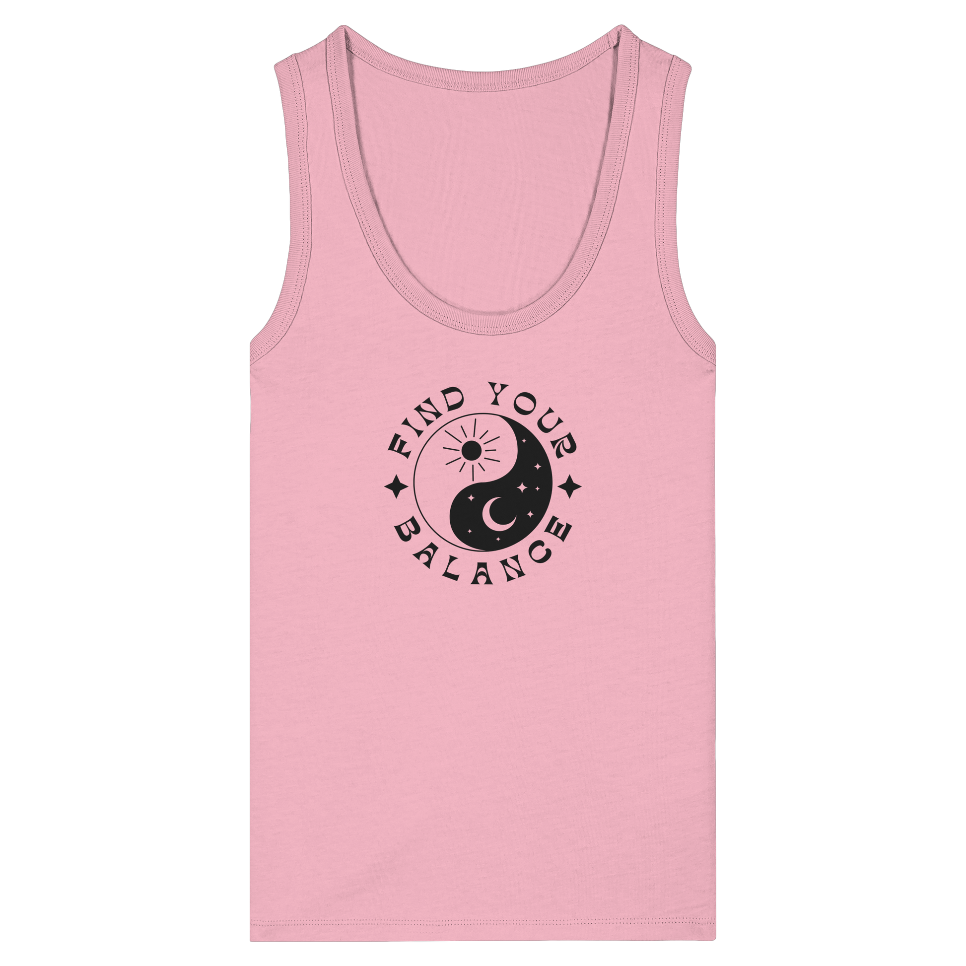 Woman Organic Tank Top "Find your Balance”