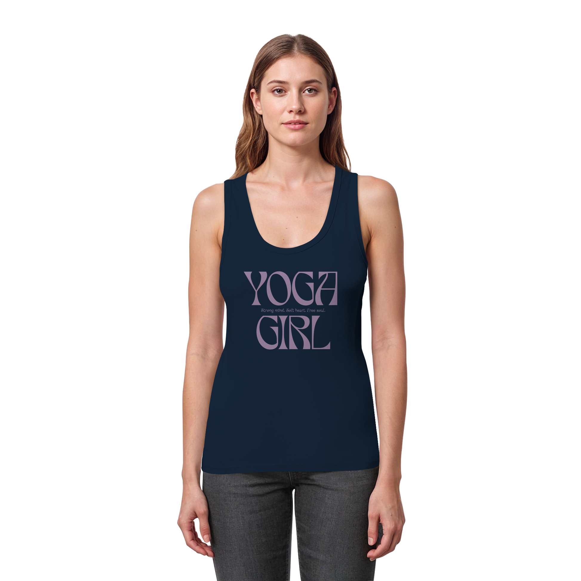 Woman Organic Tank Top "Yoga Girl"