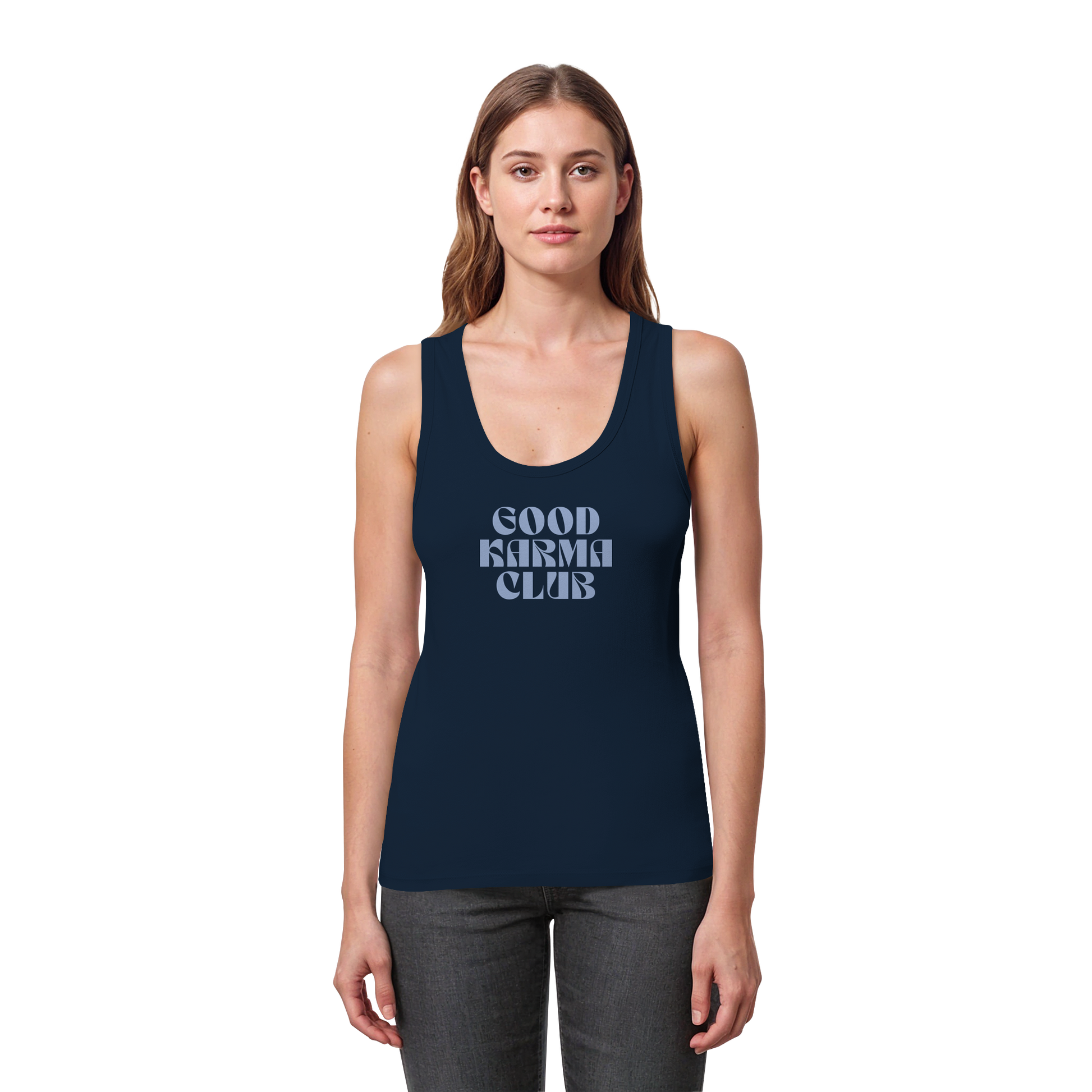 Woman Organic Tank Top "Good Karma Club"