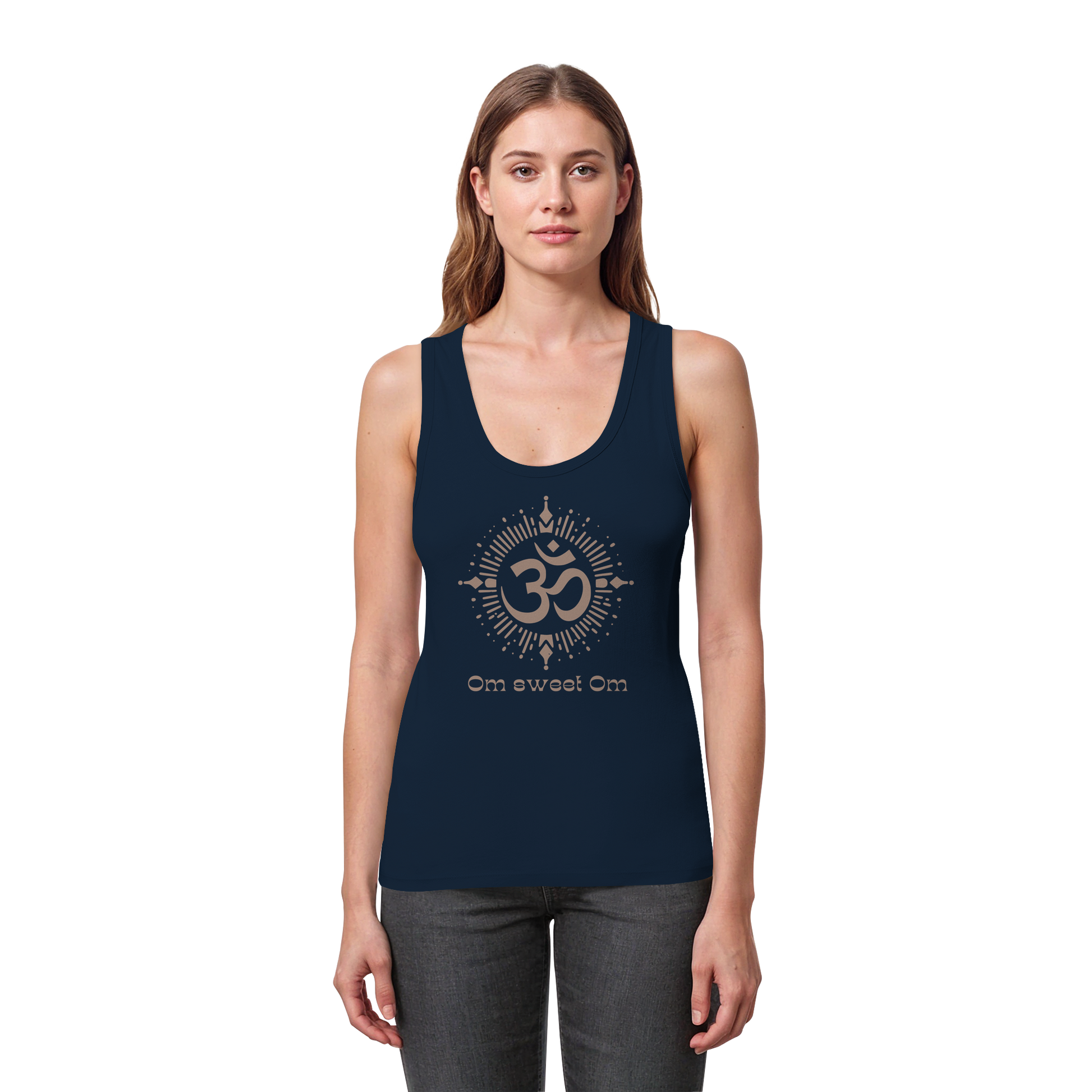 Woman Organic Tank Top "Om Sweet Om"